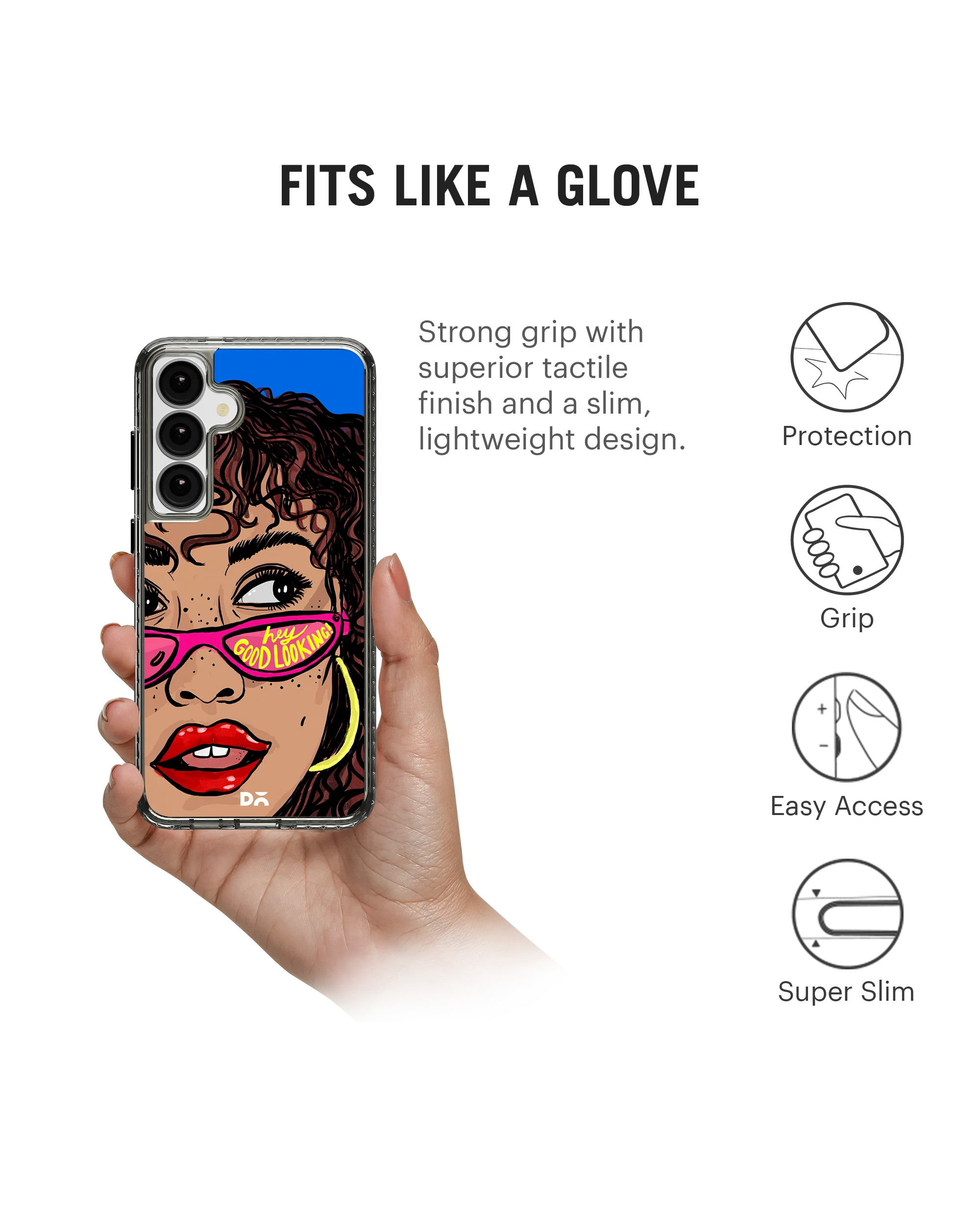 Hey Good Looking Stride 2.0 Case Cover For Samsung Galaxy S24 Plus - Image 5