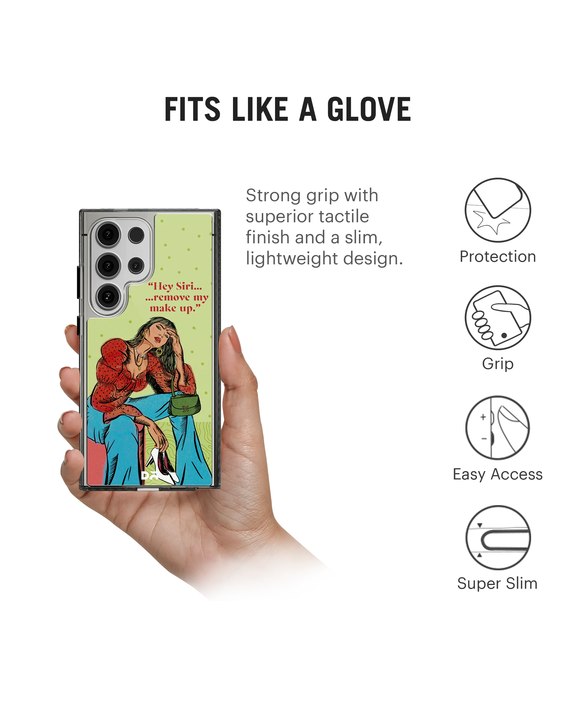 Hey Siri Stride 2.0 Case Cover For Samsung Galaxy S24 Ultra - Image 5