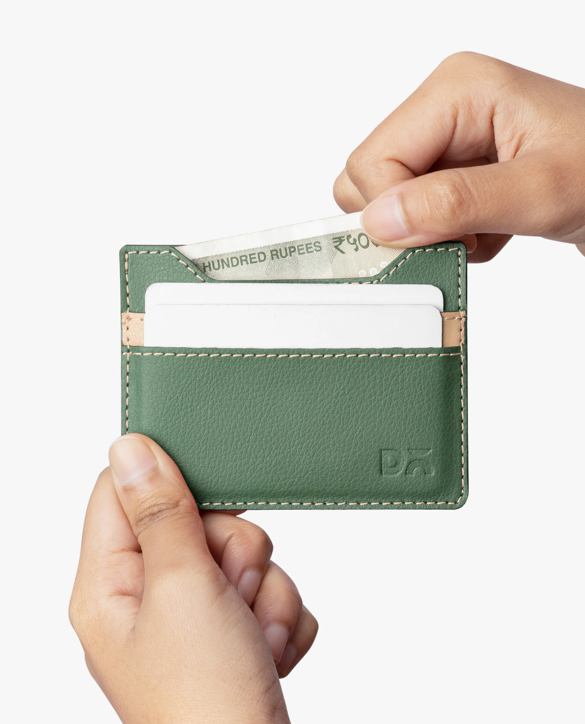 Hunter Green SkinnyFit Card Wallet - Image 3