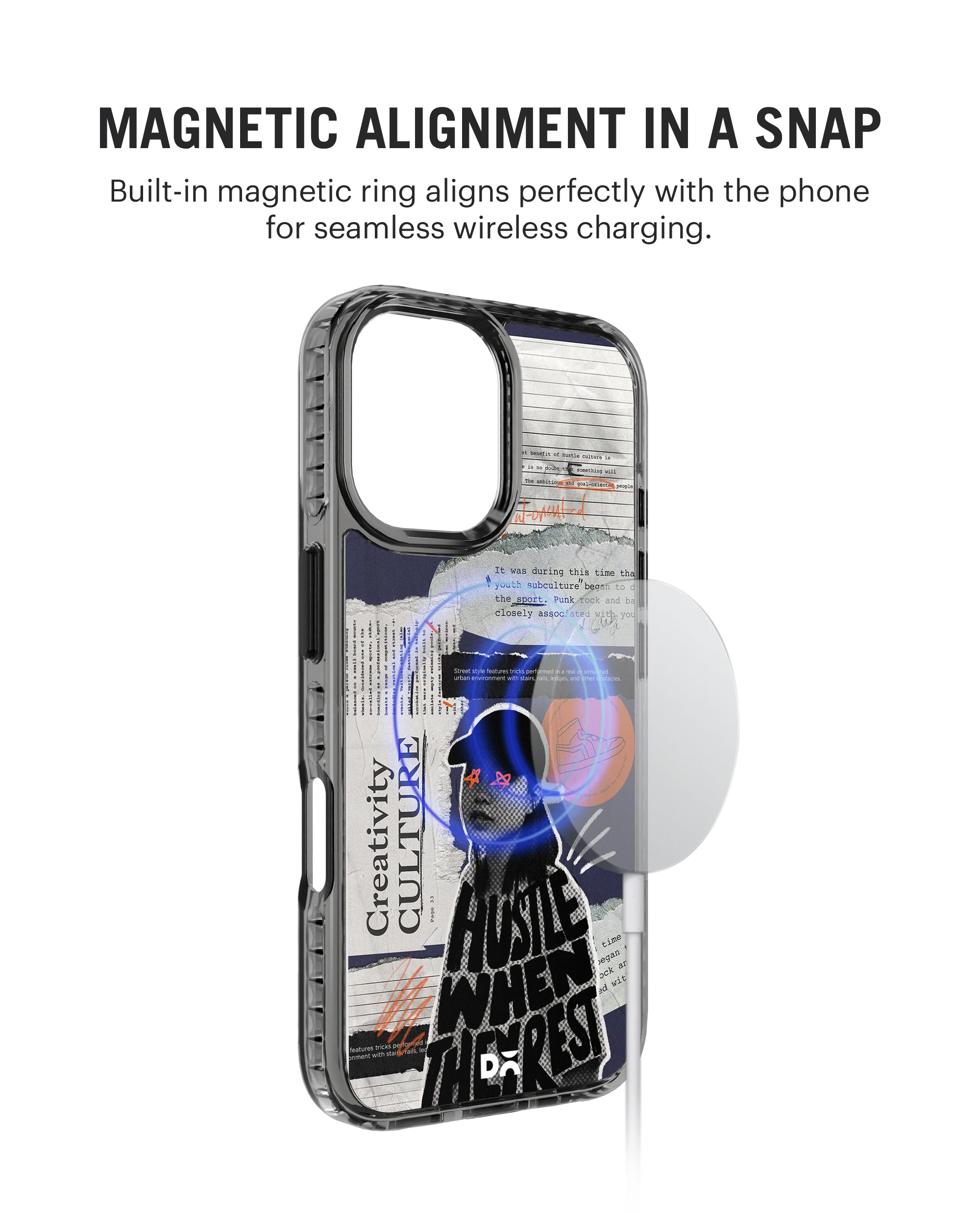 Hustle When They Rest Stride 2.0 MagSafe Case Cover For iPhone 16 Plus - Image 3