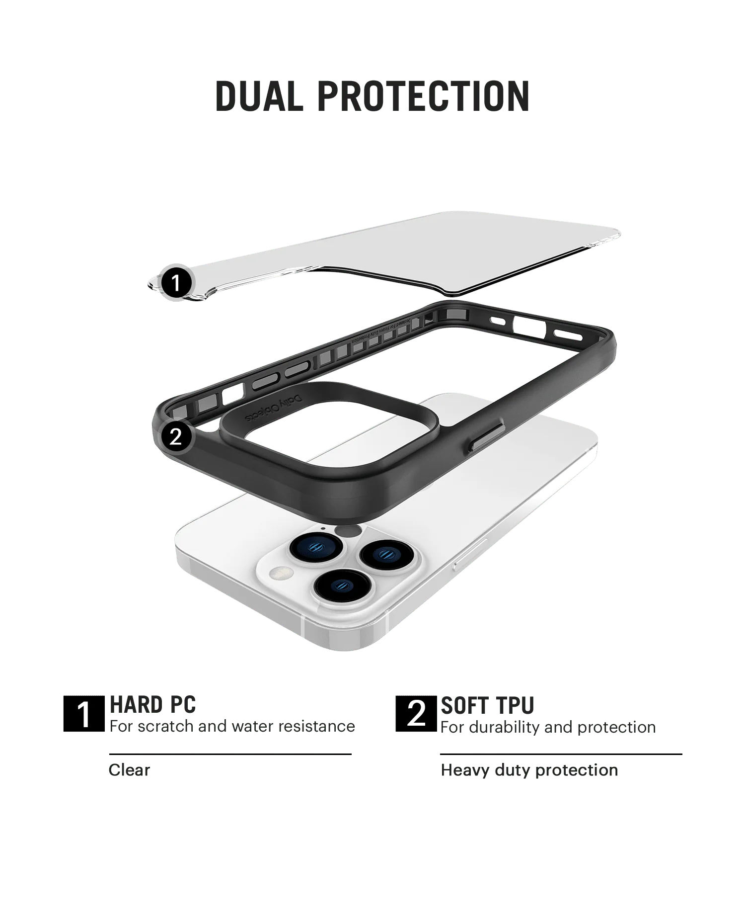 Hybrid Clear MagSafe Phone Case Cover For iPhone 14 Pro - Image 5