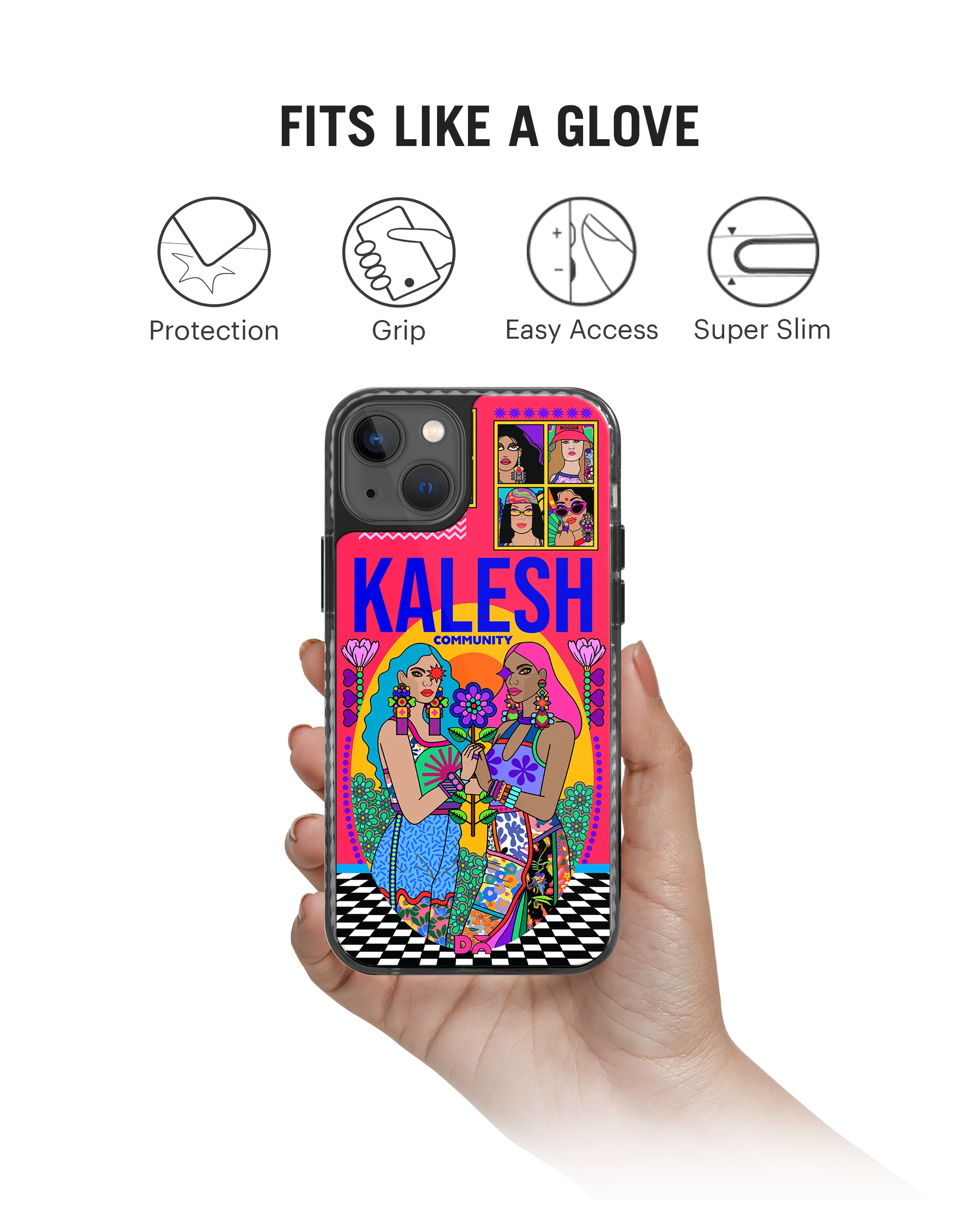 Kalesh Community Stride 2.0 Case Cover For iPhone 13 - Image 2