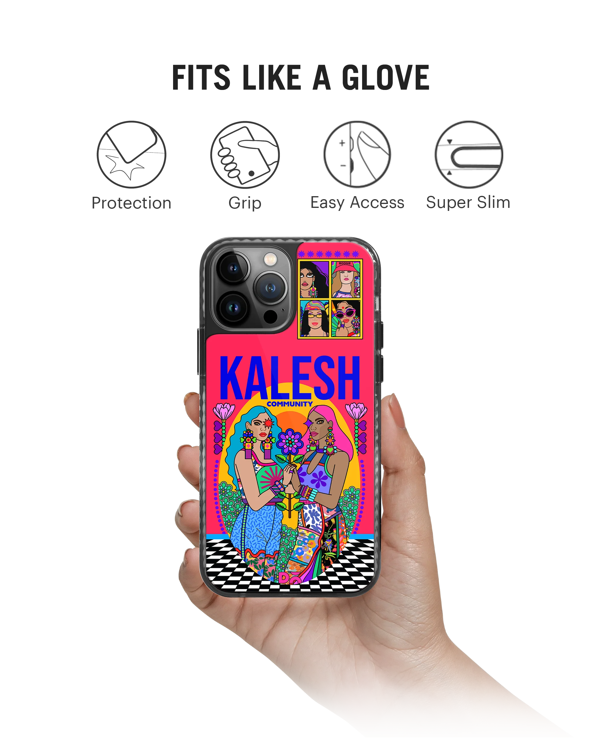 Kalesh Community Stride 2.0 Case Cover For iPhone 13 Pro - Image 2