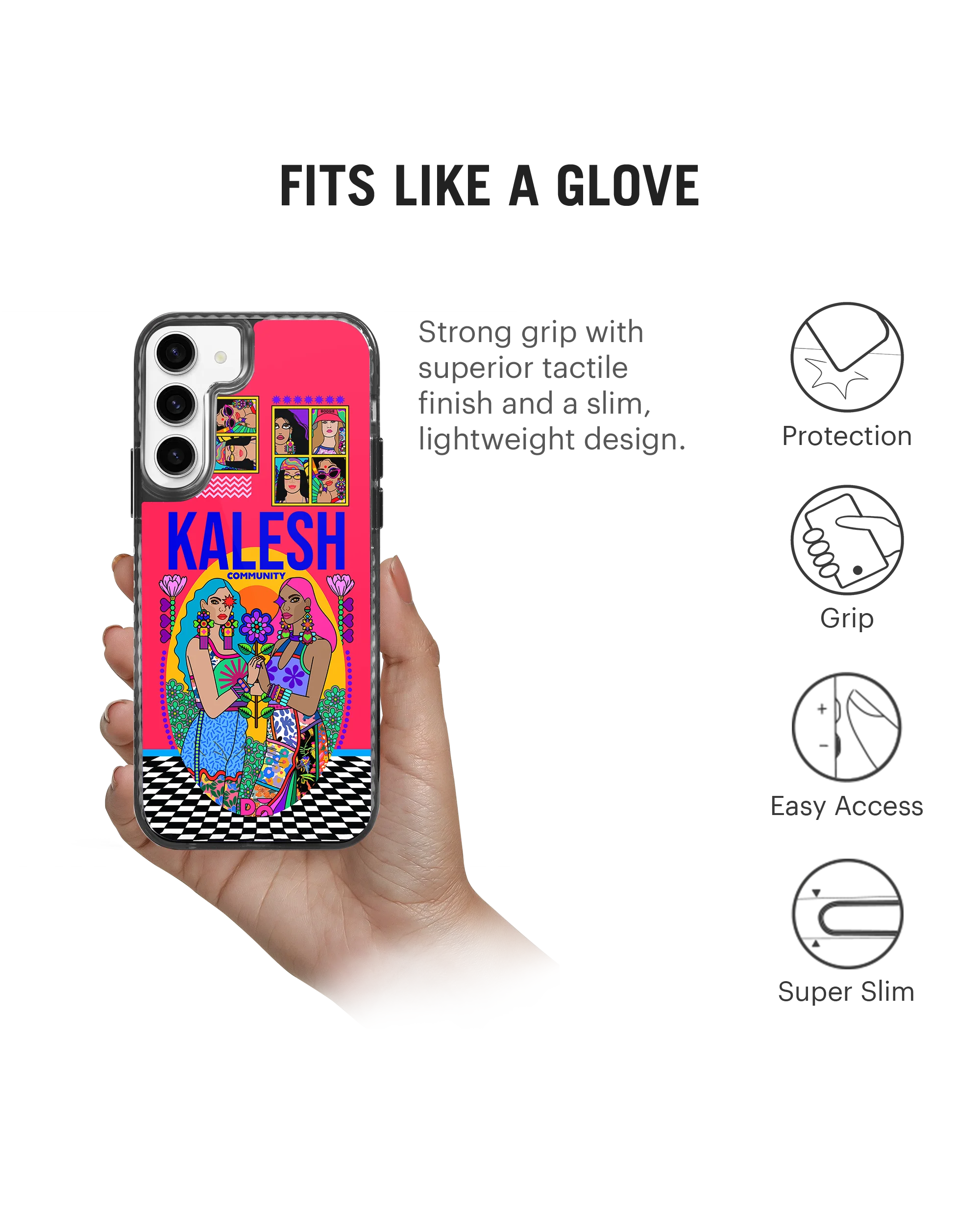 Kalesh Community Stride 2.0 Case Cover For Samsung Galaxy S23 - Image 5
