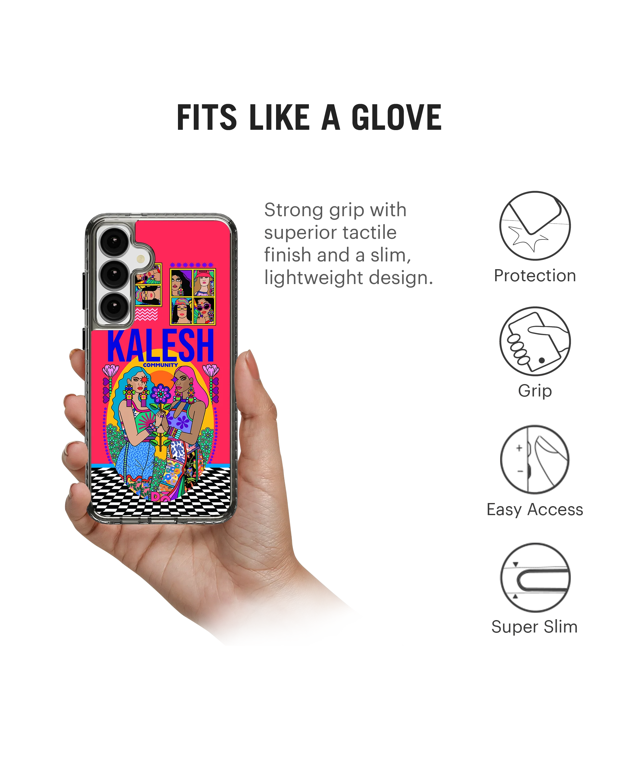 Kalesh Community Stride 2.0 Case Cover For Samsung Galaxy S24 Plus - Image 5
