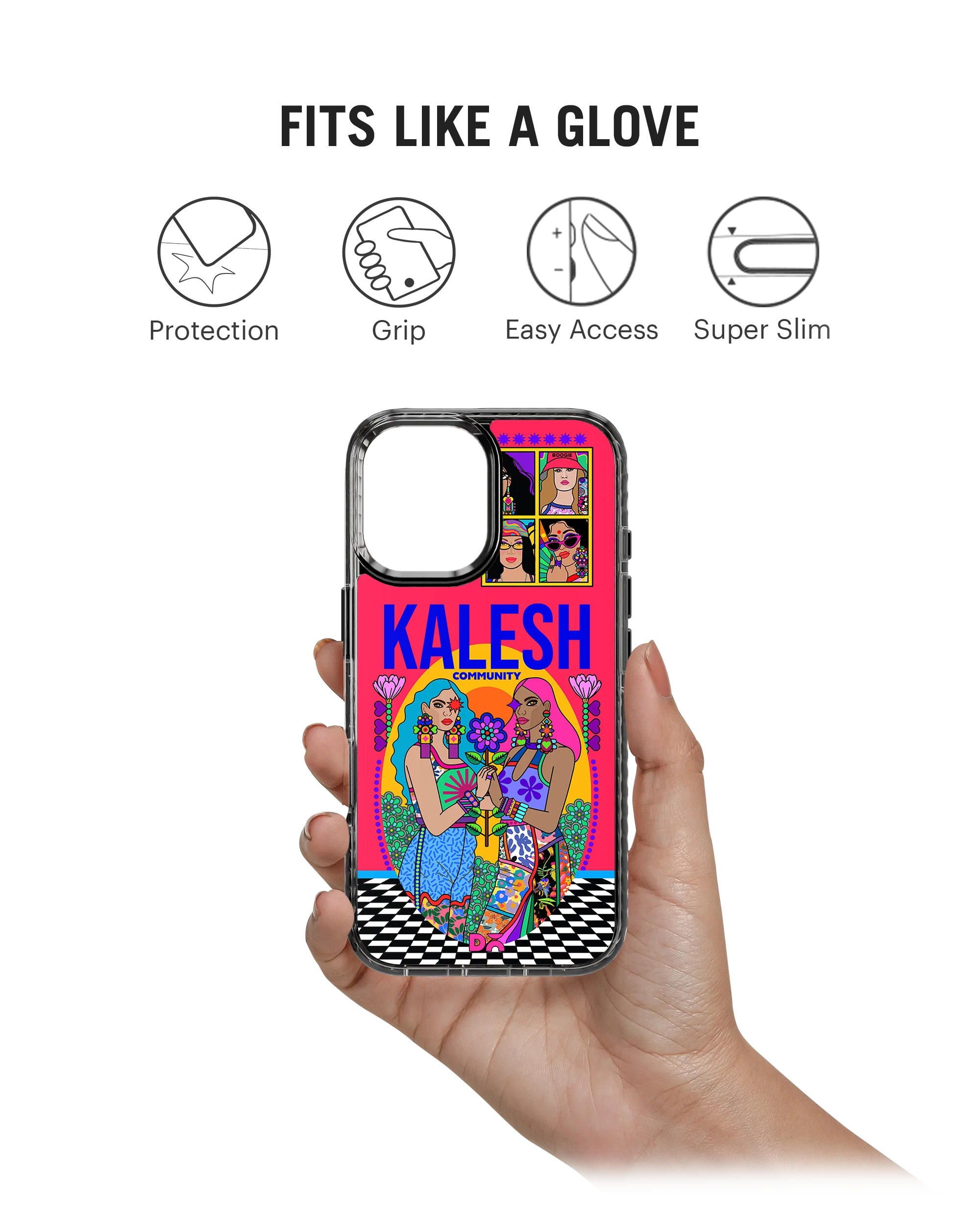 Kalesh Community Stride 2.0 MagSafe Case Cover For iPhone 16 - Image 2