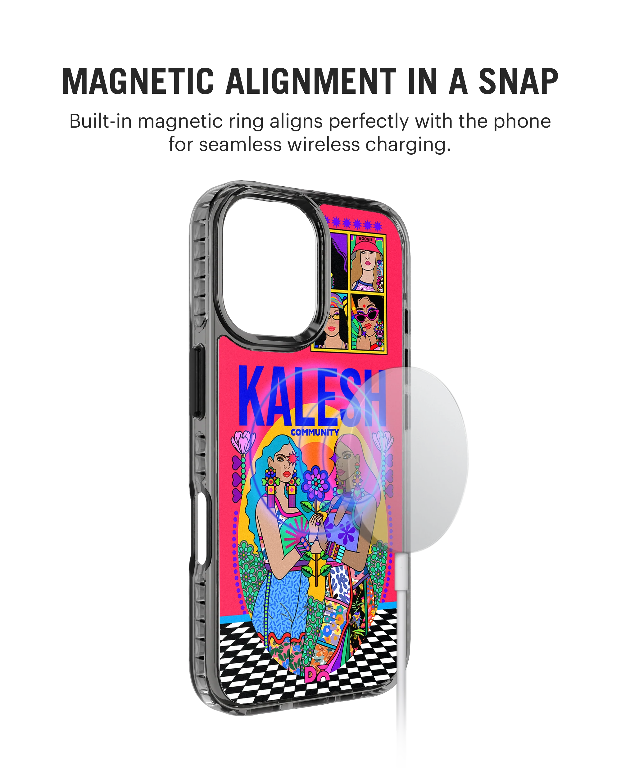Kalesh Community Stride 2.0 MagSafe Case Cover For iPhone 16 - Image 3