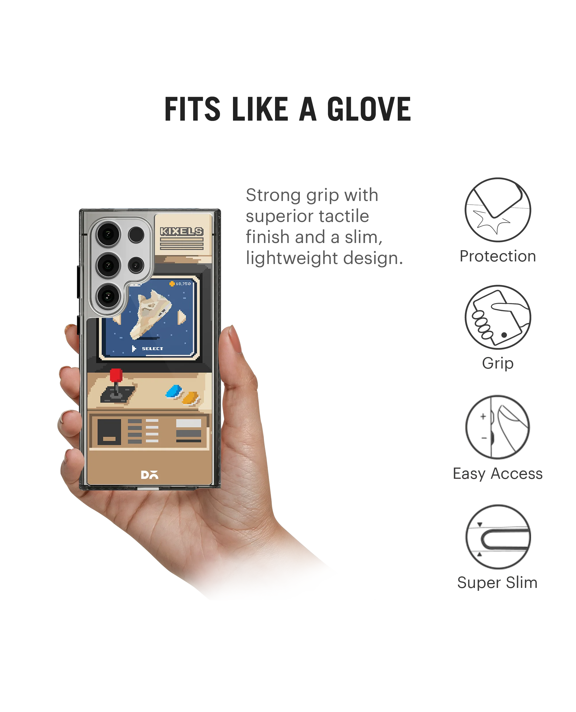 Kixel Arcade 2.0 Stride 2.0 Case Cover For Samsung Galaxy S24 Ultra - Image 5