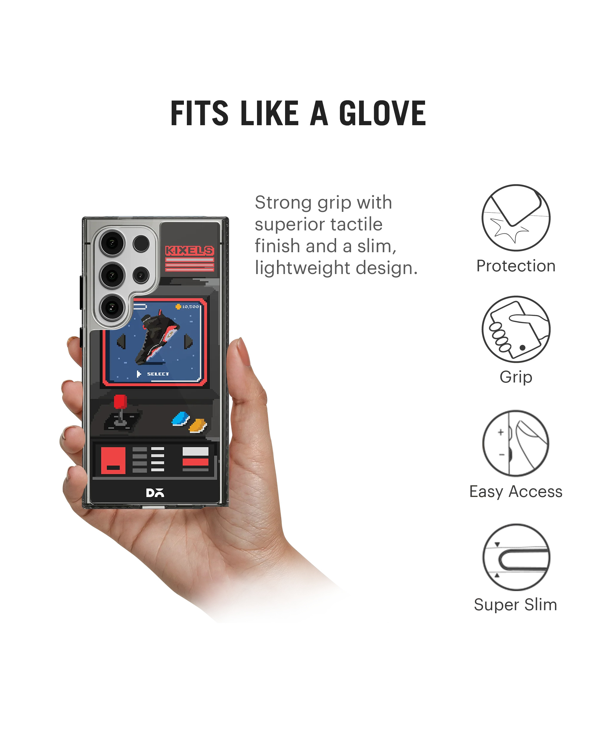 Kixel Arcade 3.0 Stride 2.0 Case Cover For Samsung Galaxy S24 Ultra - Image 5
