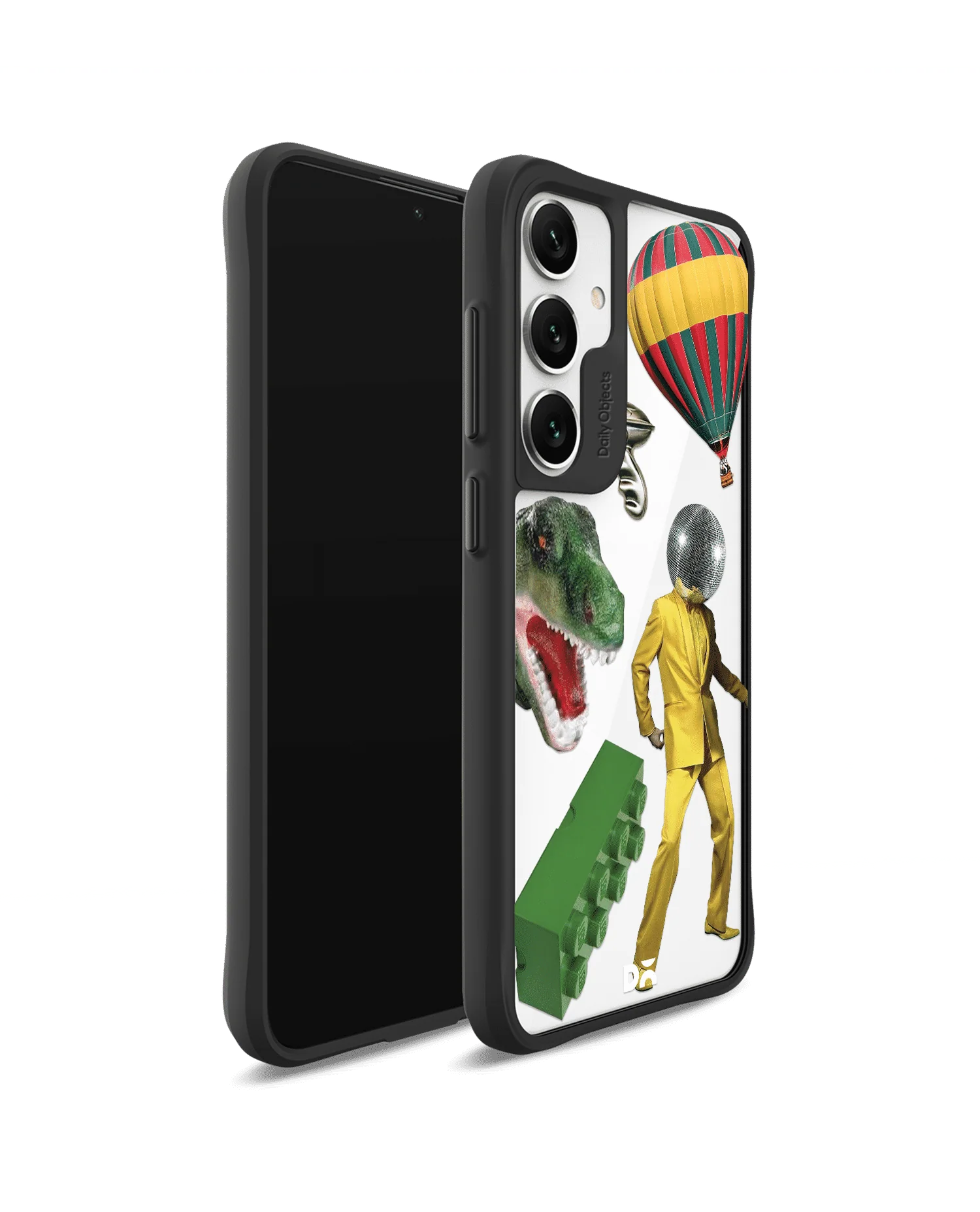 Lego Attack Black Hybrid Clear Case Cover For Samsung Galaxy S24 Plus - Image 3