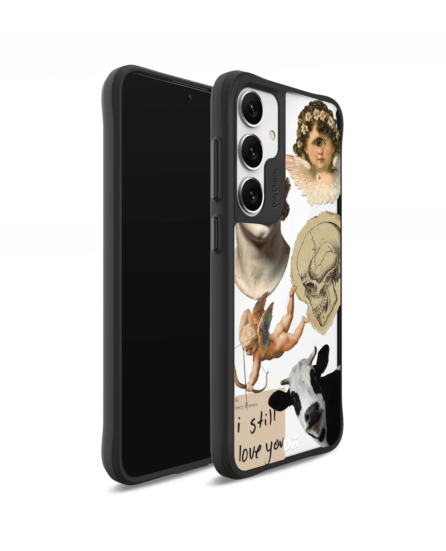 Love Death Cupid Black Hybrid Clear Case Cover For Samsung Galaxy S24 Plus - Image 3