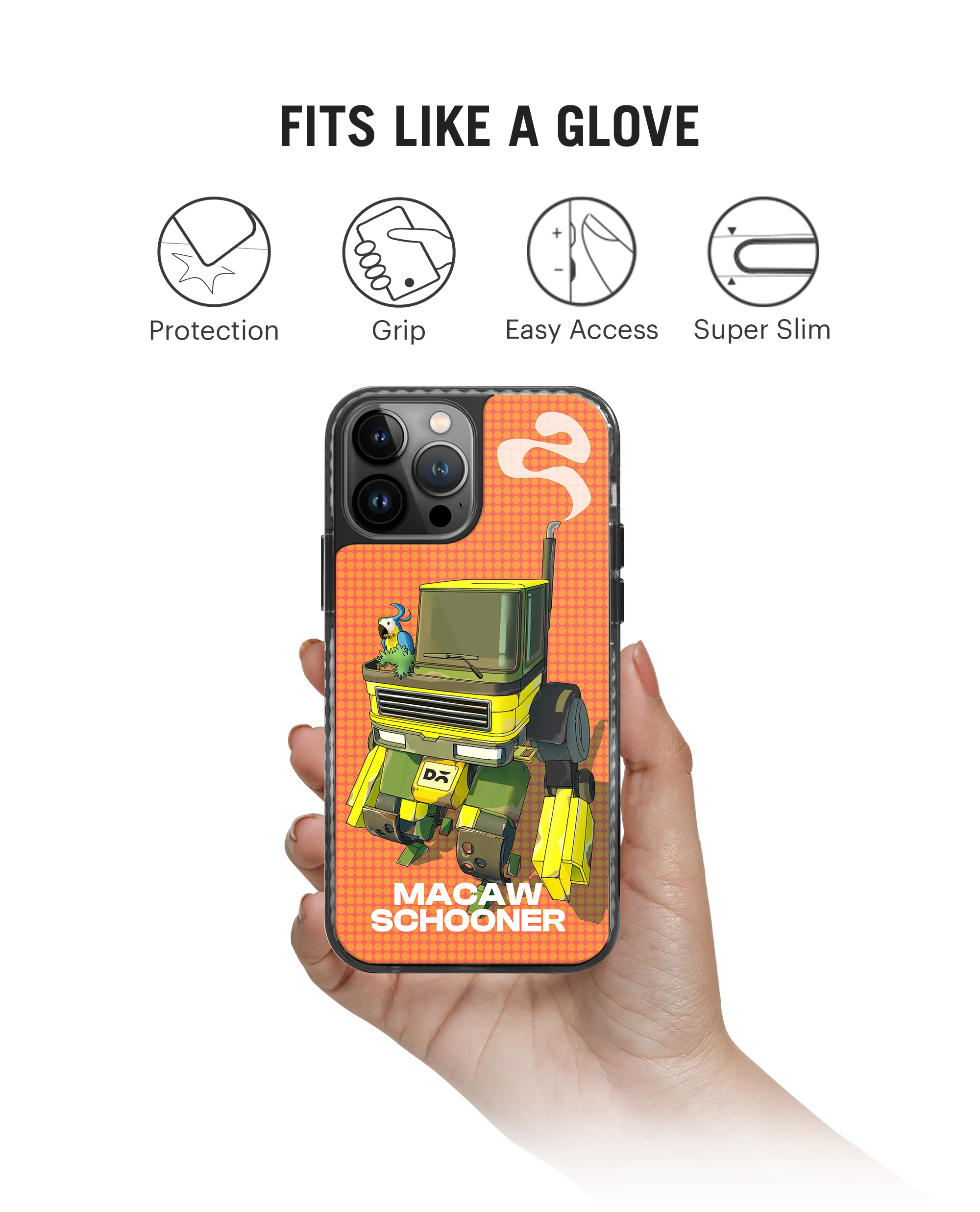 Macaw Schooner Stride 2.0 Case Cover For iPhone 14 Pro Max - Image 2