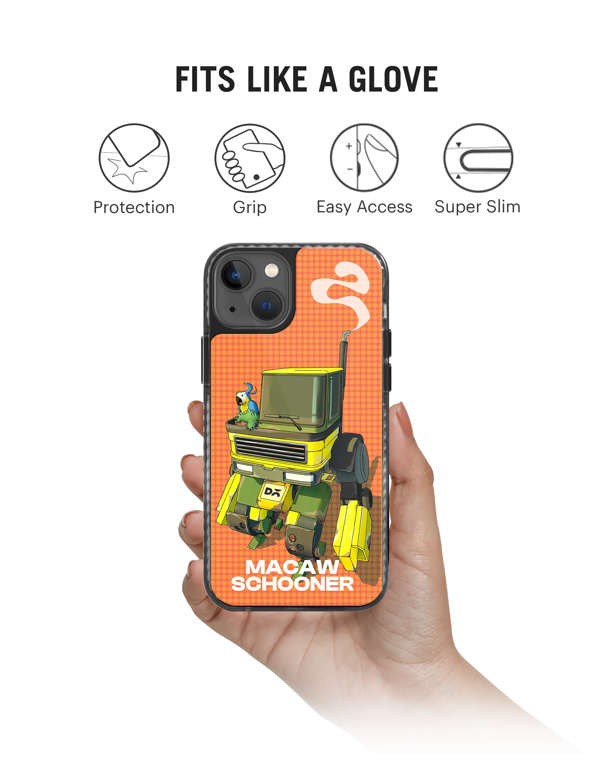Macaw Schooner Stride 2.0 Case Cover For iPhone 15 Plus - Image 2