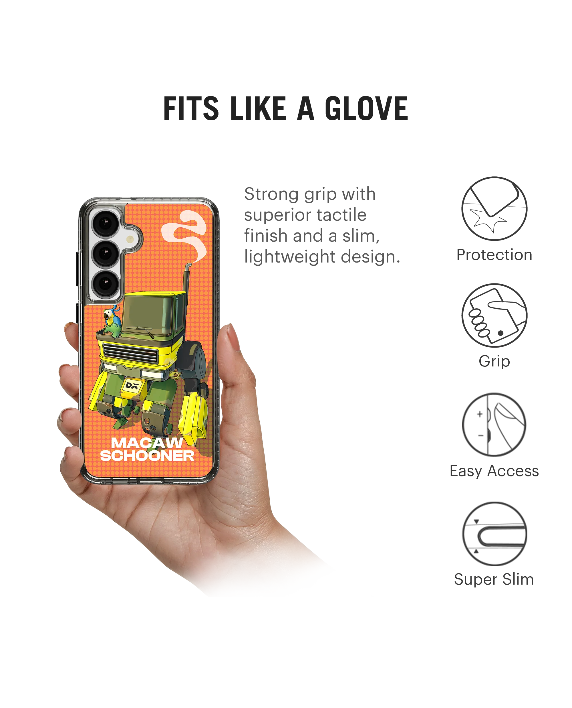 Macaw Schooner Stride 2.0 Case Cover For Samsung Galaxy S24 - Image 5