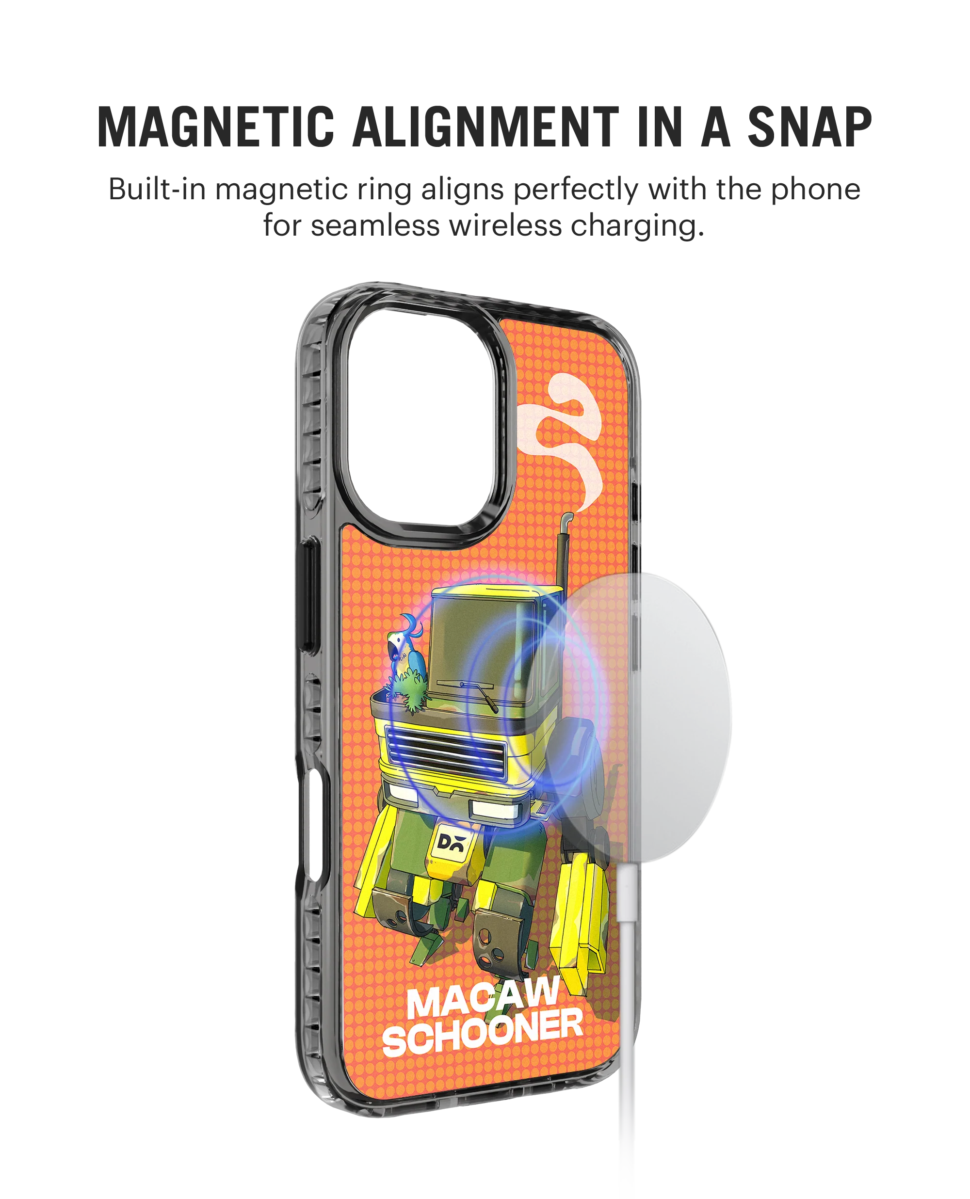 Macaw Schooner Stride 2.0 MagSafe Case Cover For iPhone 16 - Image 3
