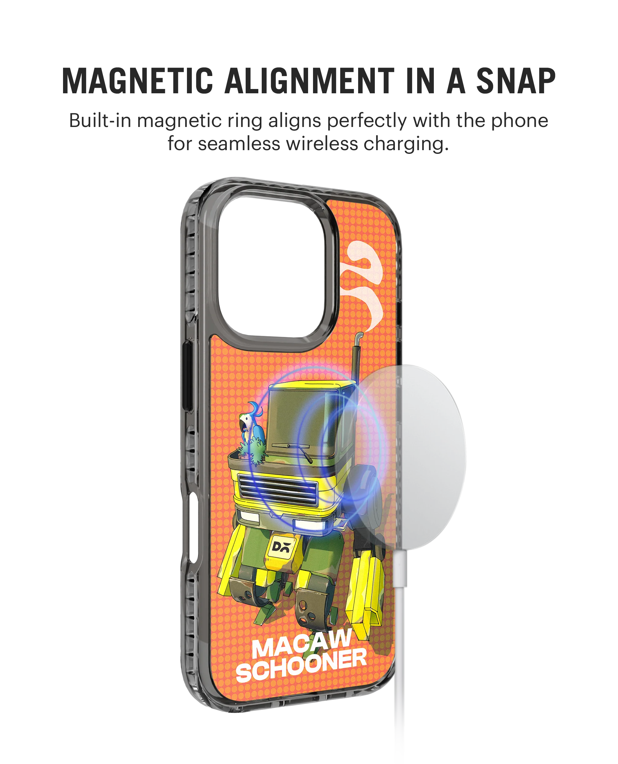 Macaw Schooner Stride 2.0 MagSafe Case Cover For iPhone 16 Pro Max - Image 3