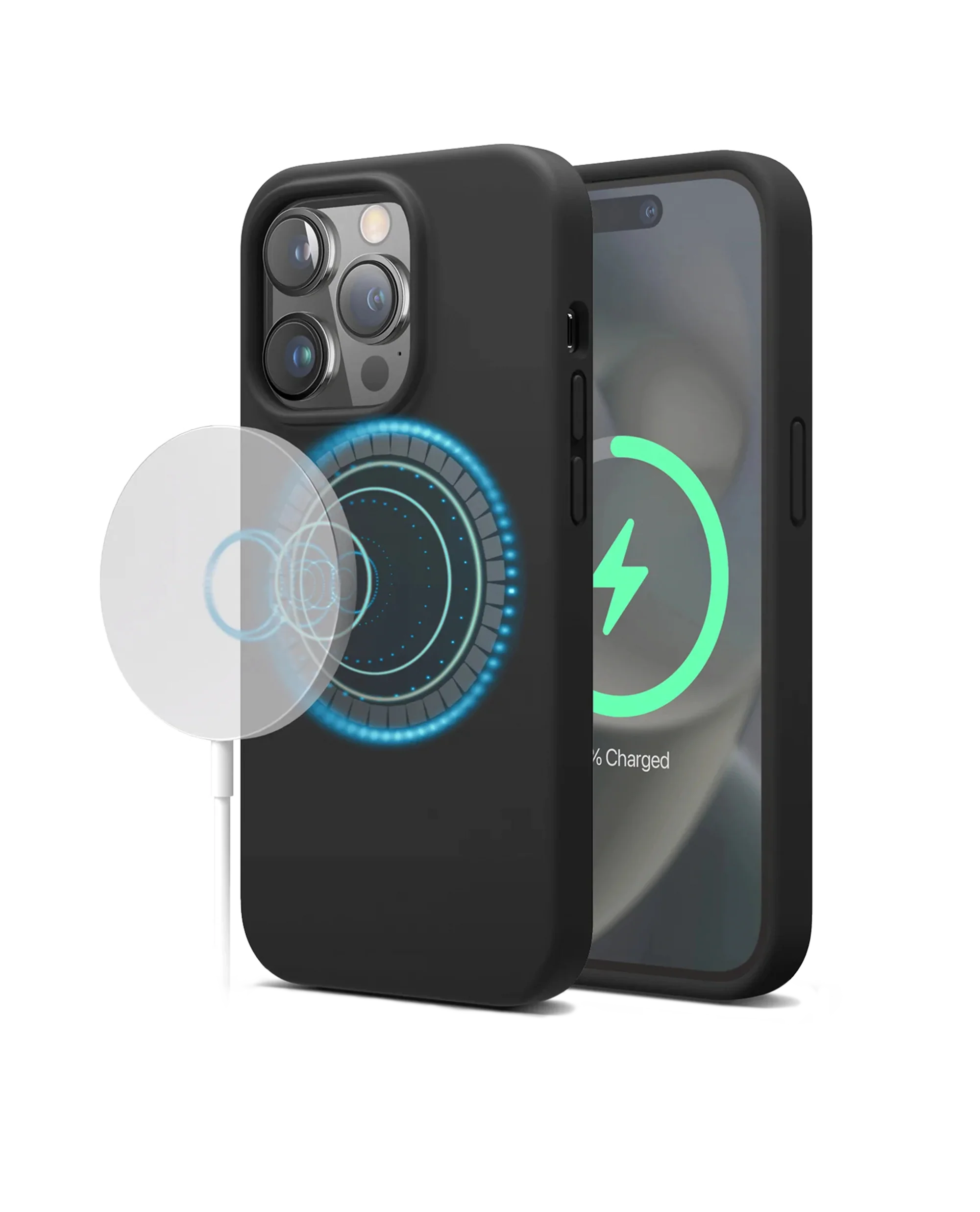 MagSafe Flekt Silicone Case Cover For iPhone 14 Pro Max