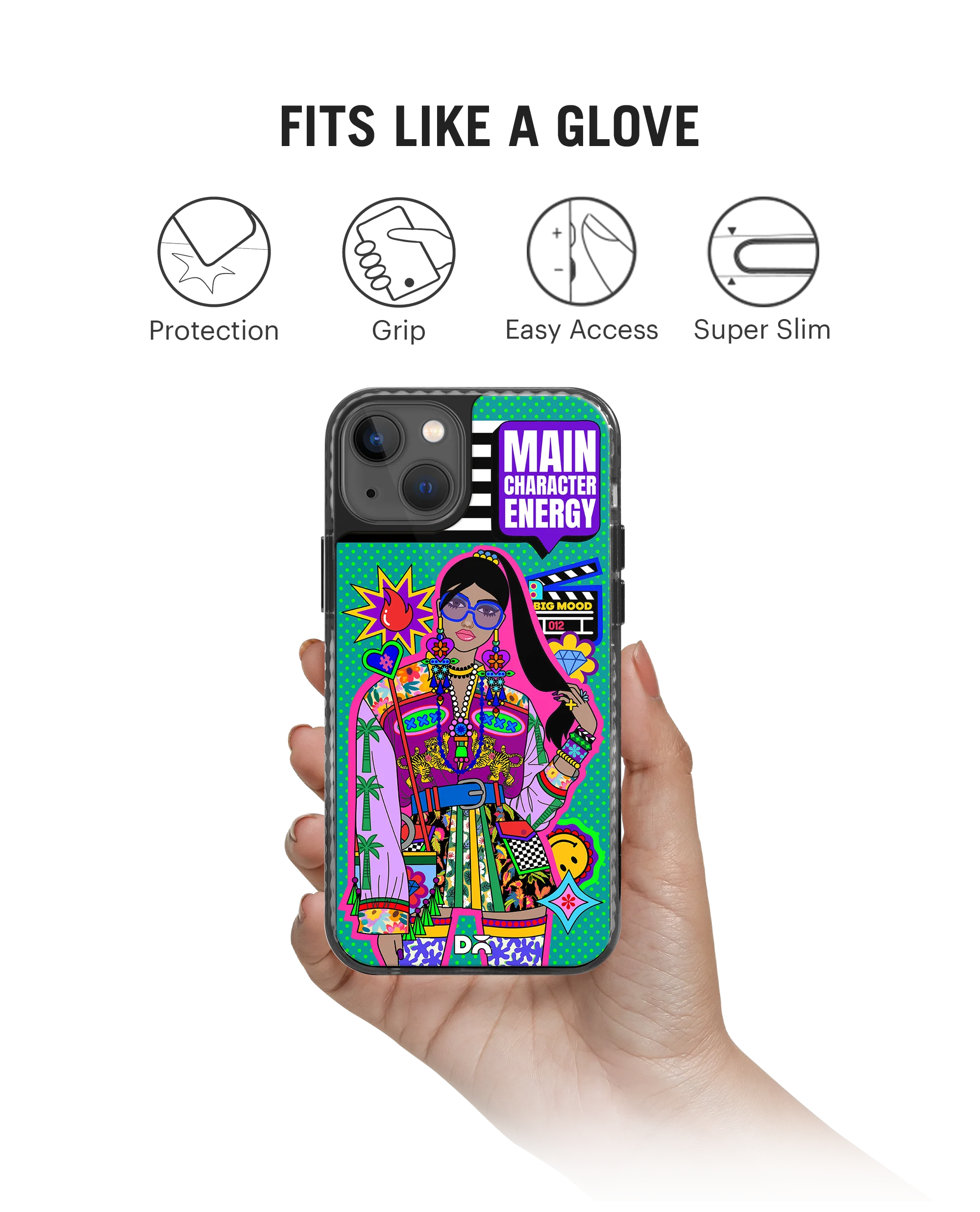 Main Character Energy Stride 2.0 Case Cover For iPhone 15 Plus - Image 2