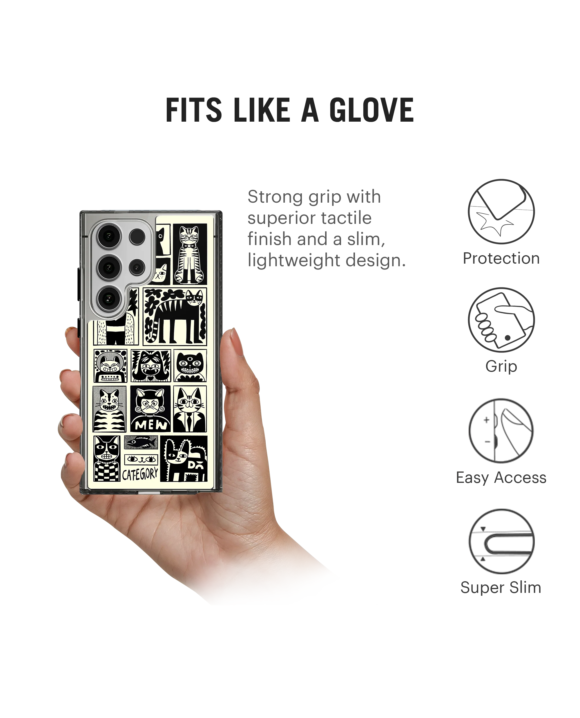 Mew Men Stride 2.0 Case Cover For Samsung Galaxy S24 Ultra - Image 5