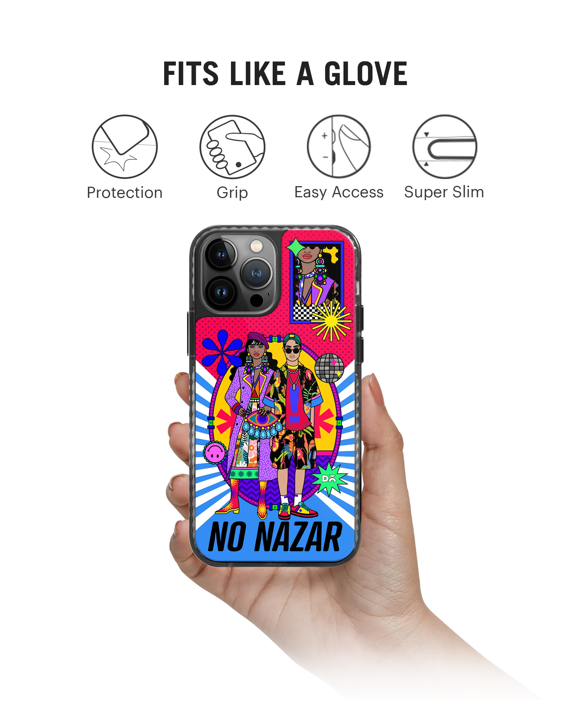 No Nazar Stride 2.0 Phone Case Cover For iPhone 15 Pro Max - Image 2