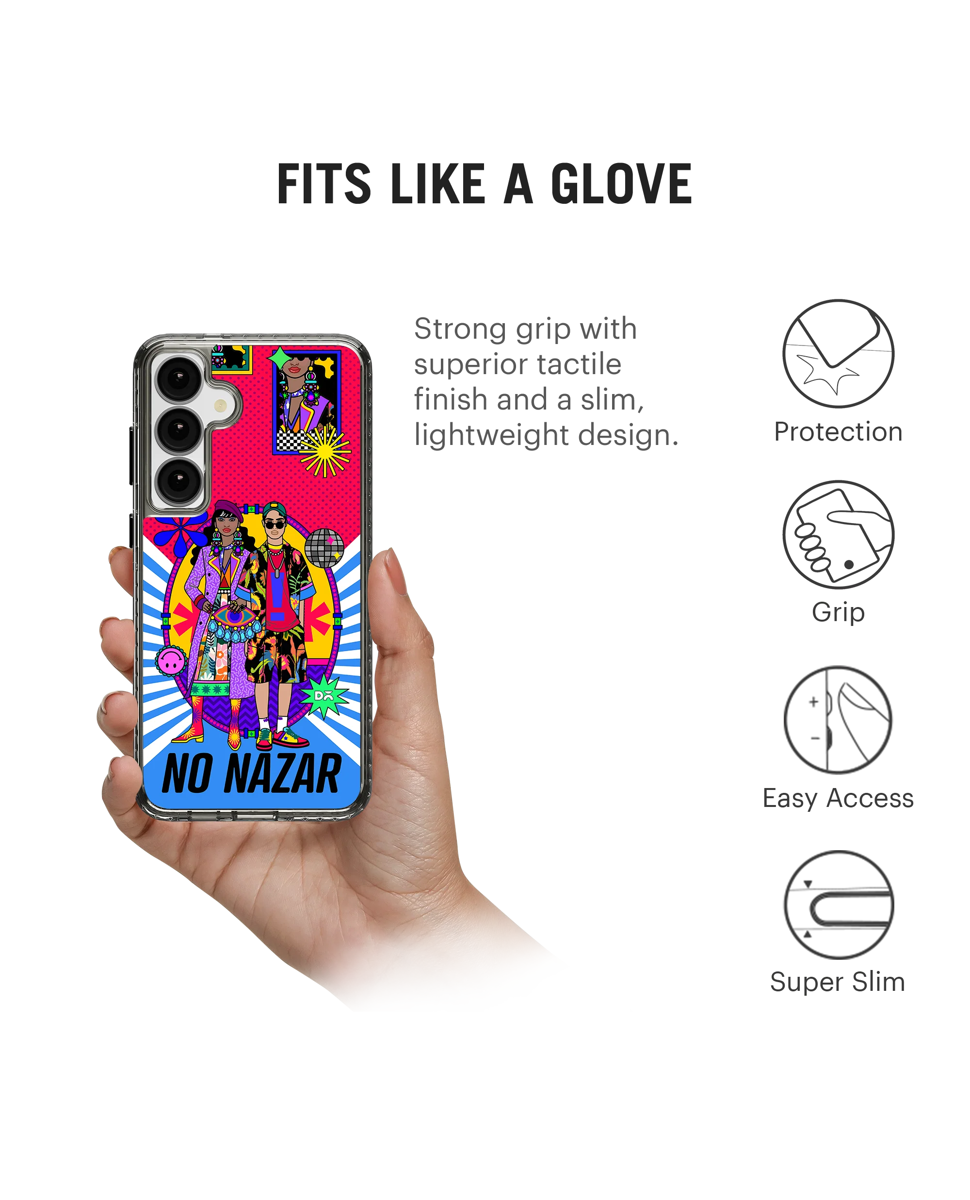 No Nazar Stride 2.0 Case Cover For Samsung Galaxy S24 Plus - Image 5