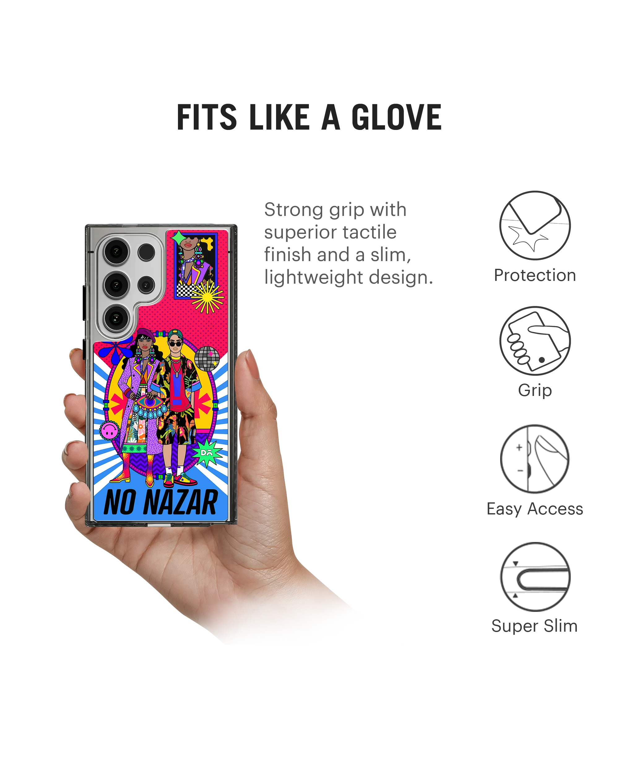 No Nazar Stride 2.0 Case Cover For Samsung Galaxy S24 Ultra - Image 5