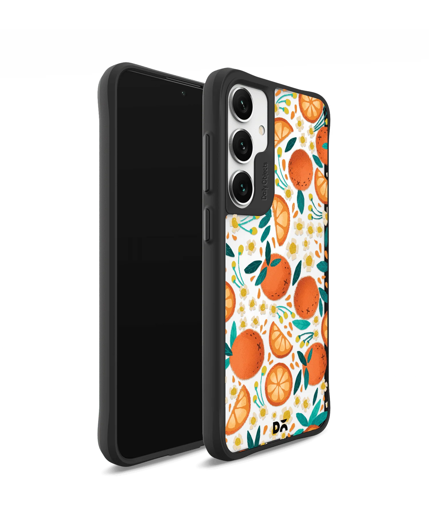 Orange Haul Black Hybrid Clear Case Cover For Samsung Galaxy S24 - Image 3