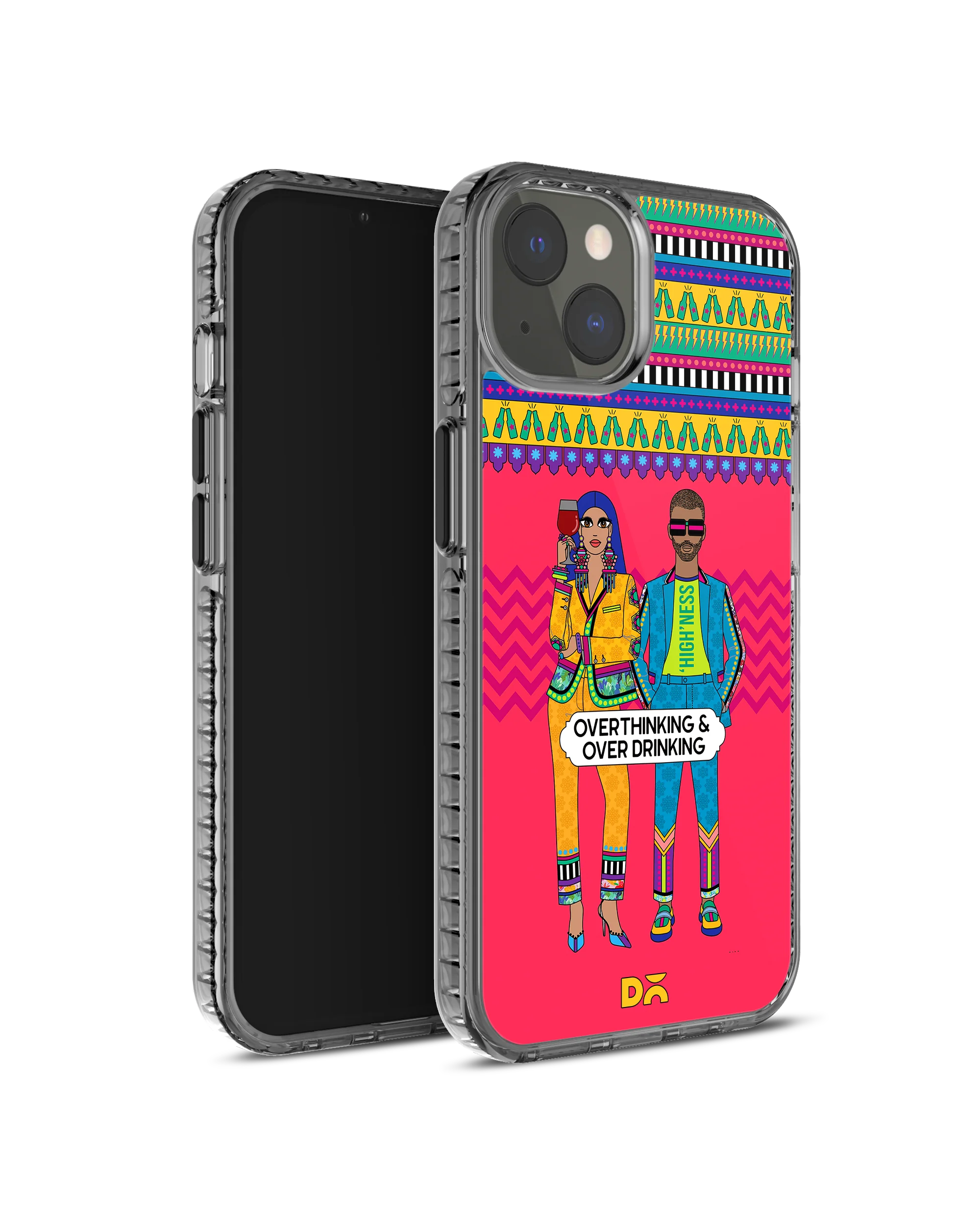 Overthinking & Overdrinking Stride 2.0 Phone Case Cover For iPhone 15 Plus - Image 3