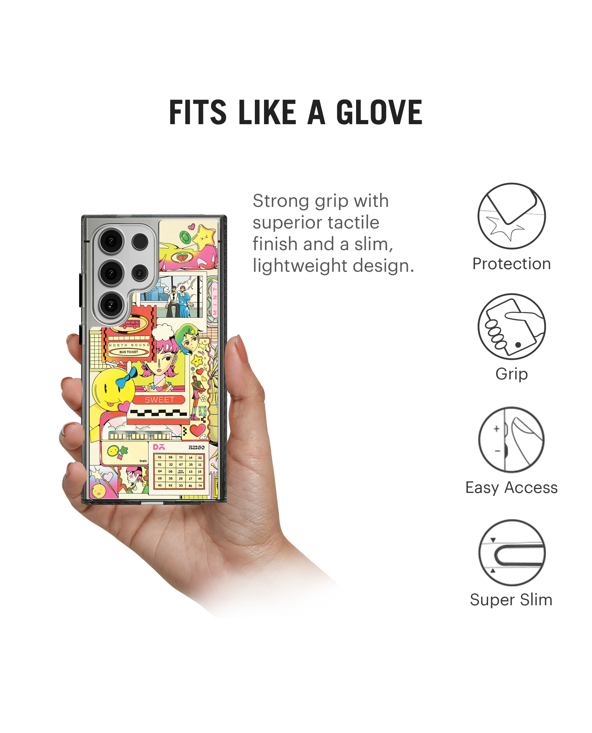 Paper Trail Stride 2.0 Case Cover For Samsung Galaxy S24 Ultra - Image 5