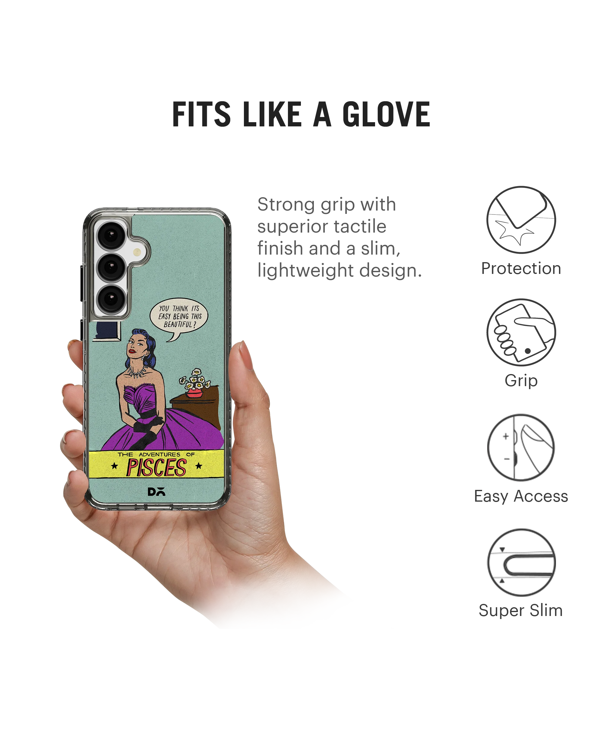 Pisces Stride 2.0 Case Cover For Samsung Galaxy S24 - Image 5