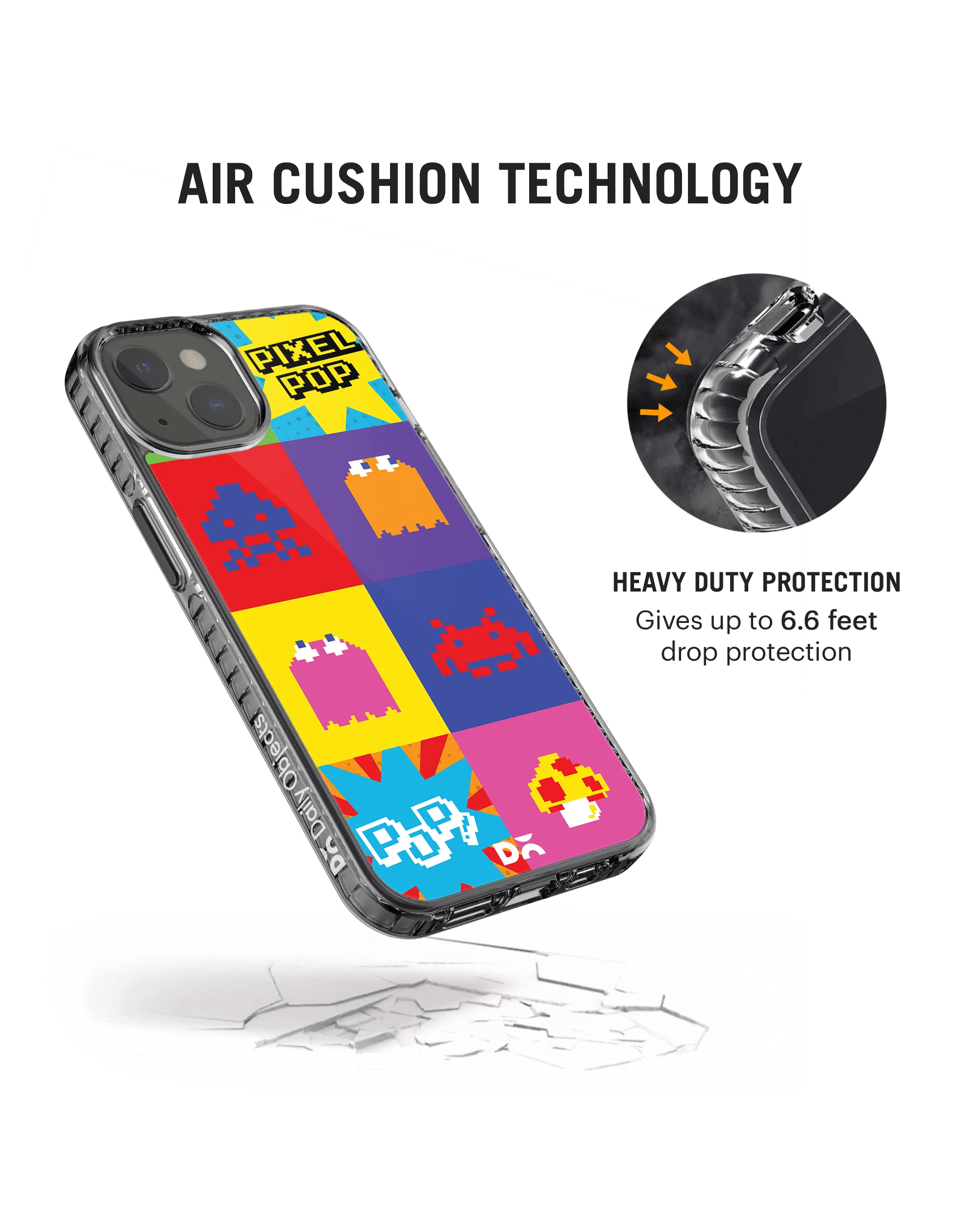 Pixel Pop Stride 2.0 Case Cover For iPhone 13 - Image 2