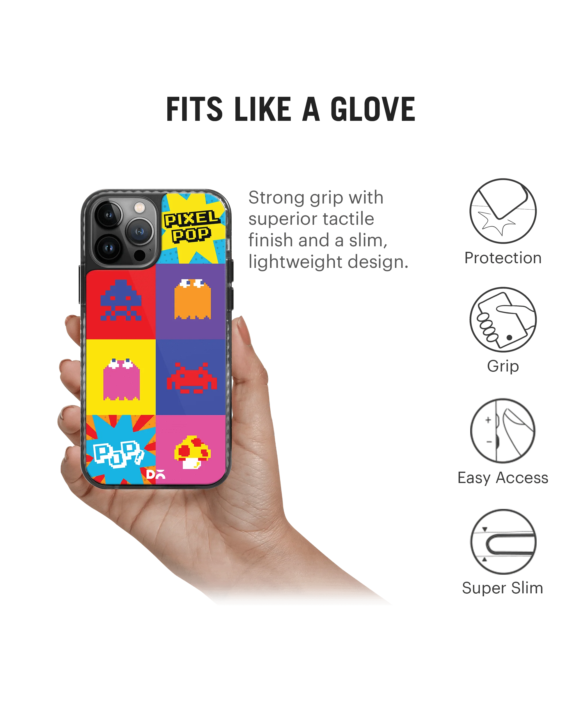 Pixel Pop Stride 2.0 Phone Case Cover For iPhone 14 Pro Max - Image 2