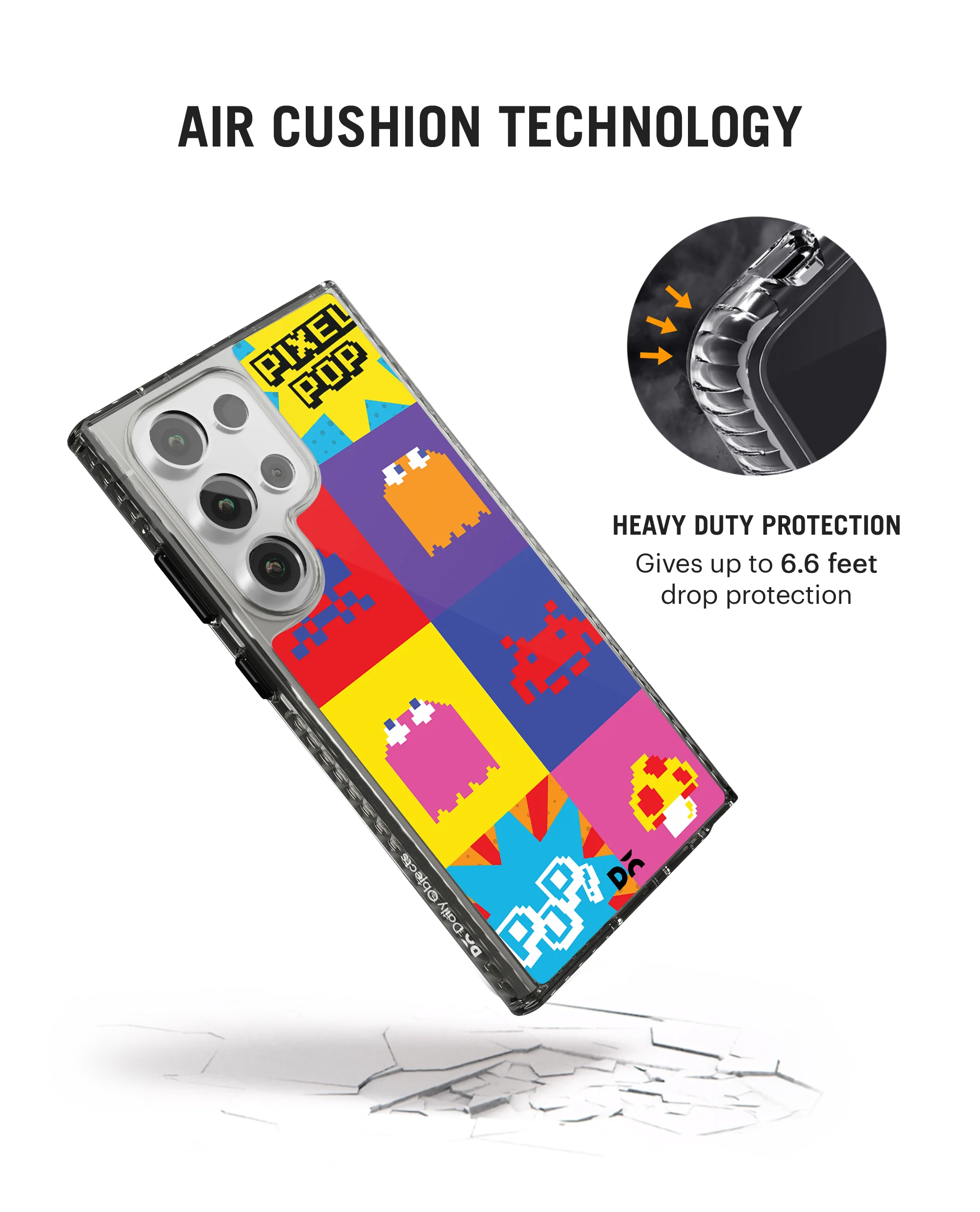 Pixel Pop Stride 2.0 Case Cover For Samsung Galaxy S24 Ultra - Image 2