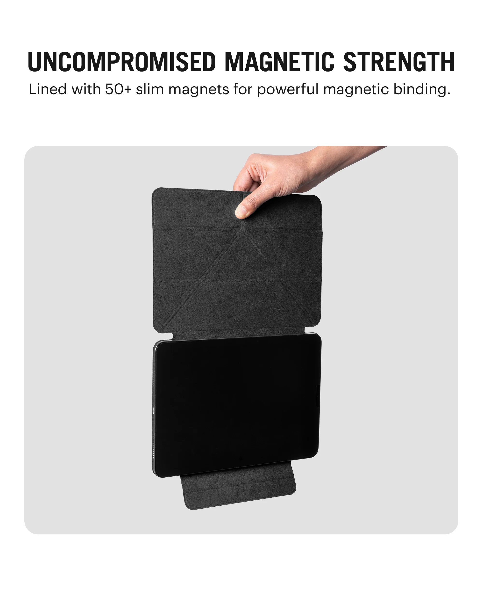 Pleat Y-Fold Magnetic iPad Case for iPad Air 11 (M2) 2024 11 Inch - Image 4