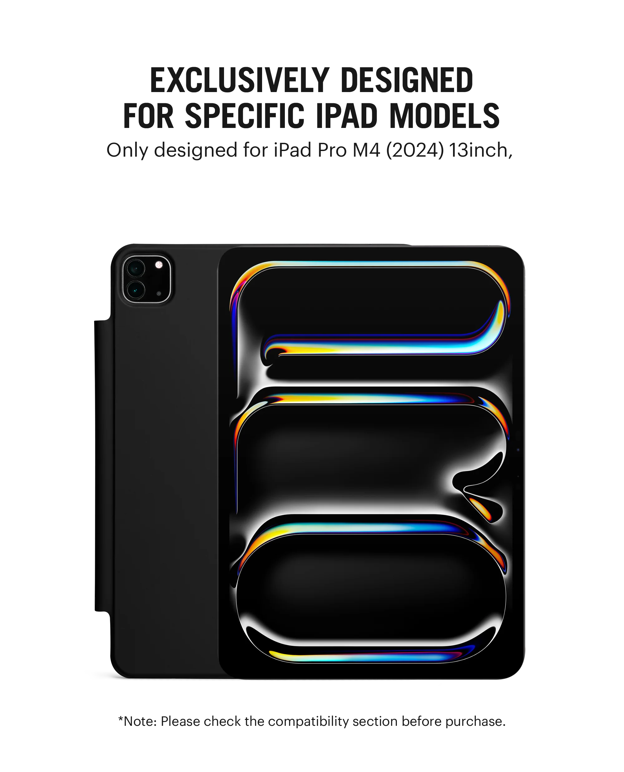 Pleat Y-Fold Magnetic iPad Case for iPad Pro 7th Gen 13 Inch - Image 6