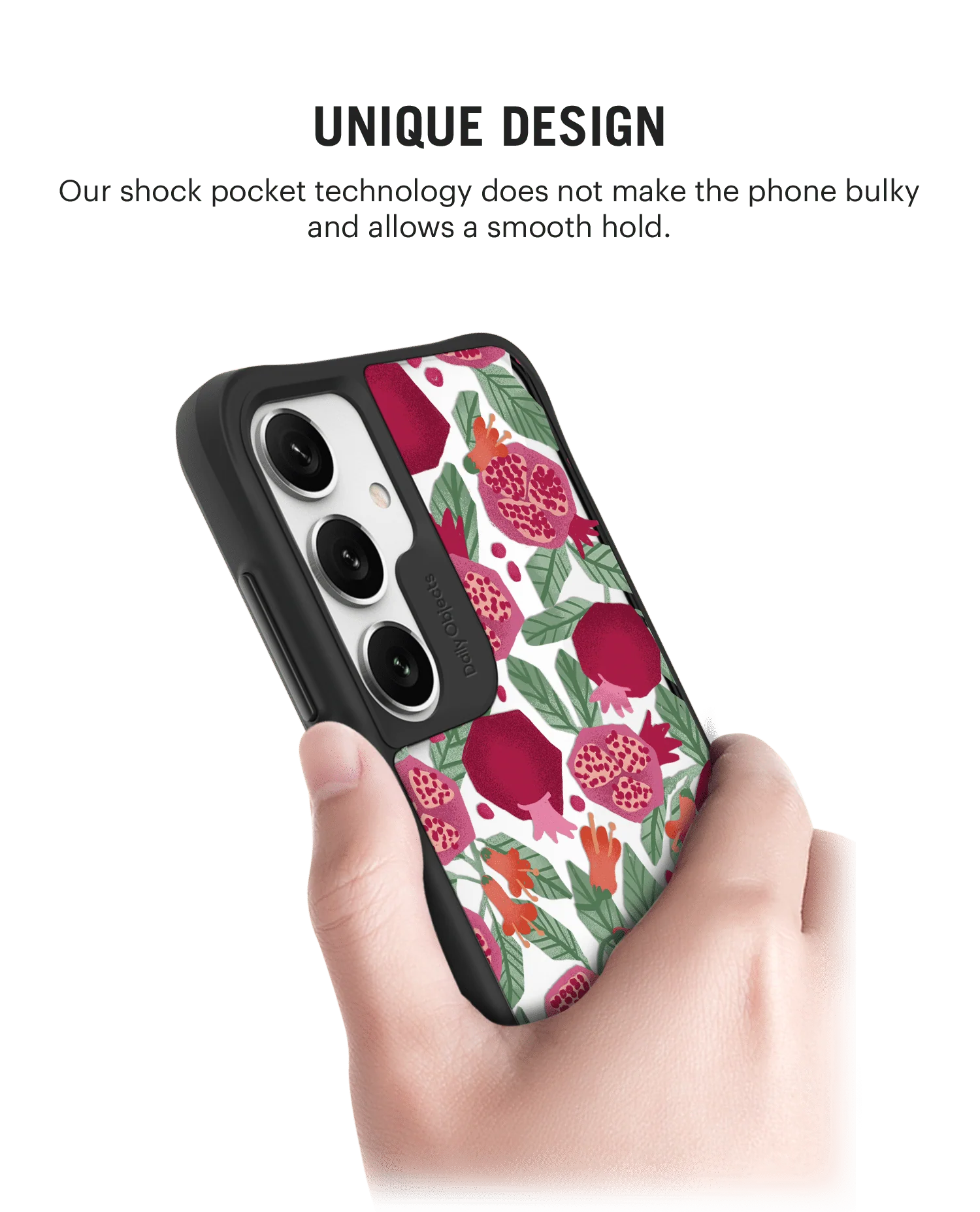 Pomegranate Party Black Hybrid Clear Case Cover For Samsung Galaxy S24 Plus - Image 2