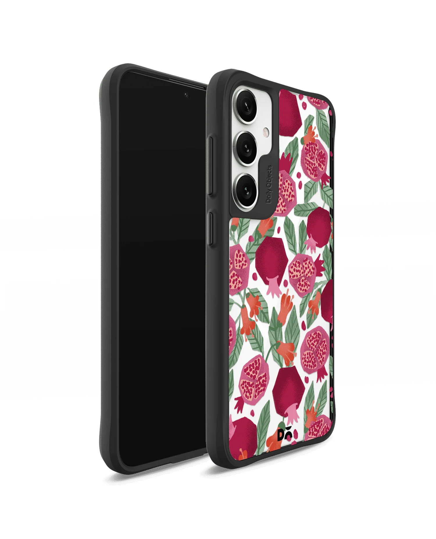 Pomegranate Party Black Hybrid Clear Case Cover For Samsung Galaxy S24 Plus - Image 3