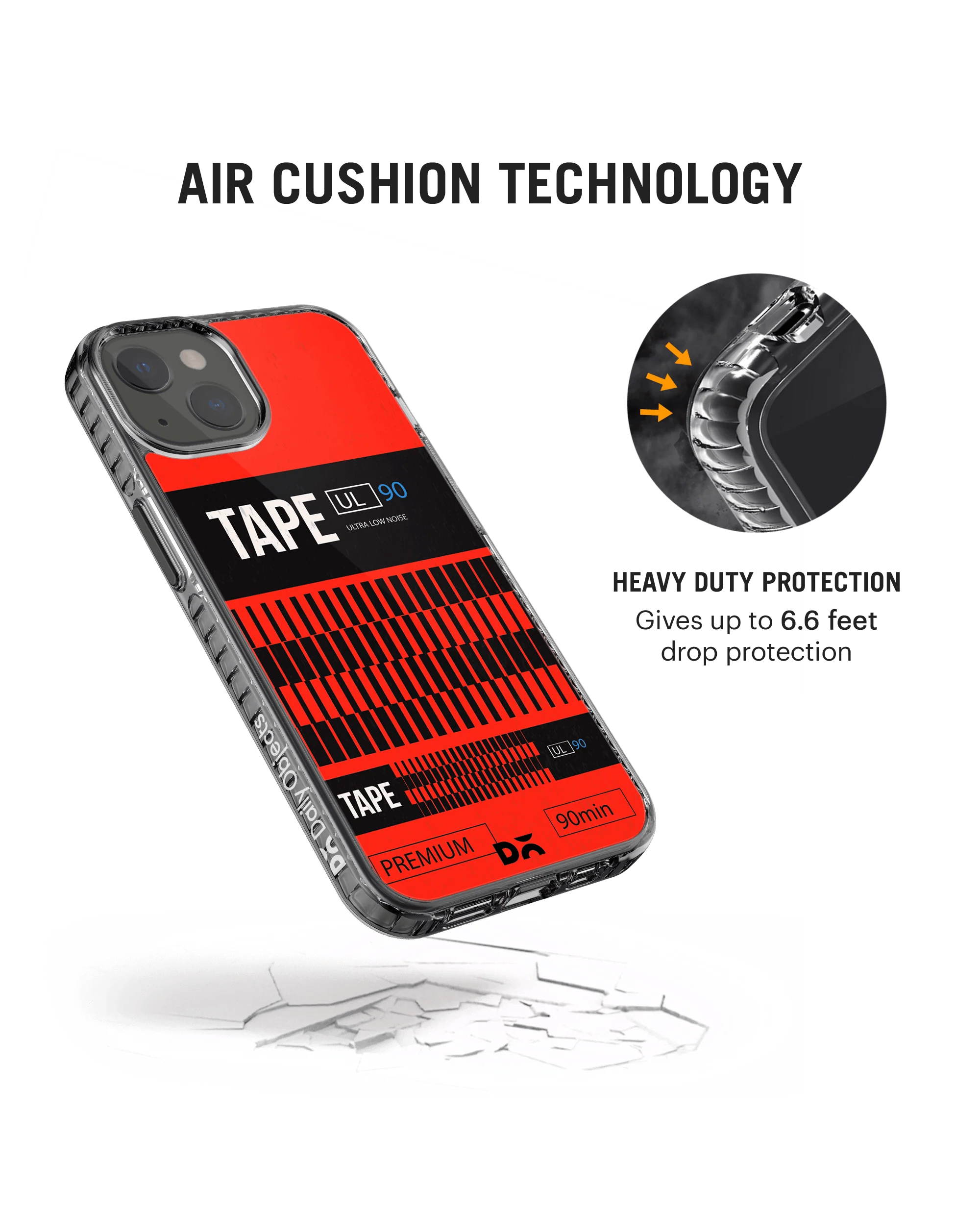 Premium UL Noise Stride 2.0 Phone Case Cover For iPhone 14 - Image 2