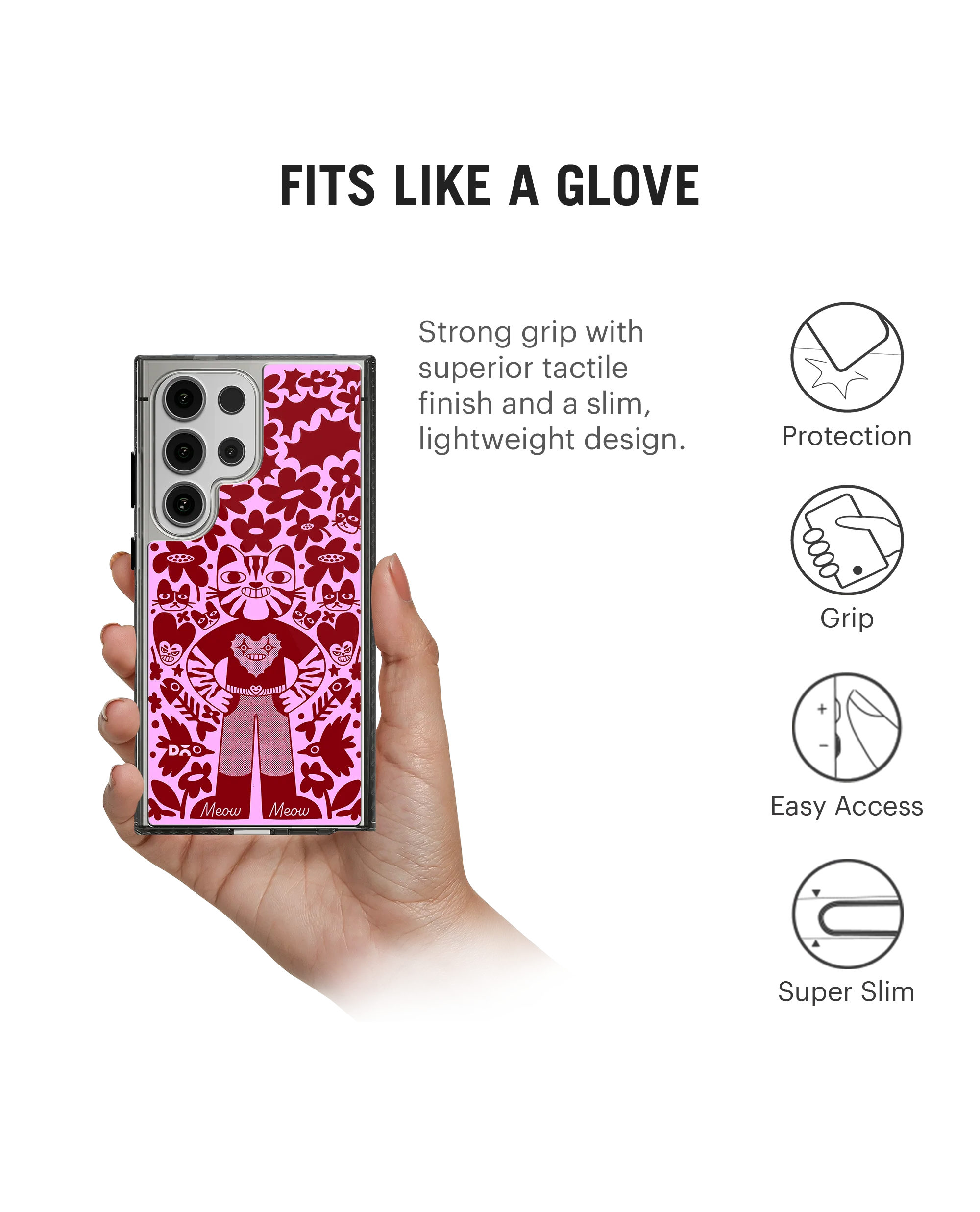 Purr Man Stride 2.0 Case Cover For Samsung Galaxy S24 Ultra - Image 5