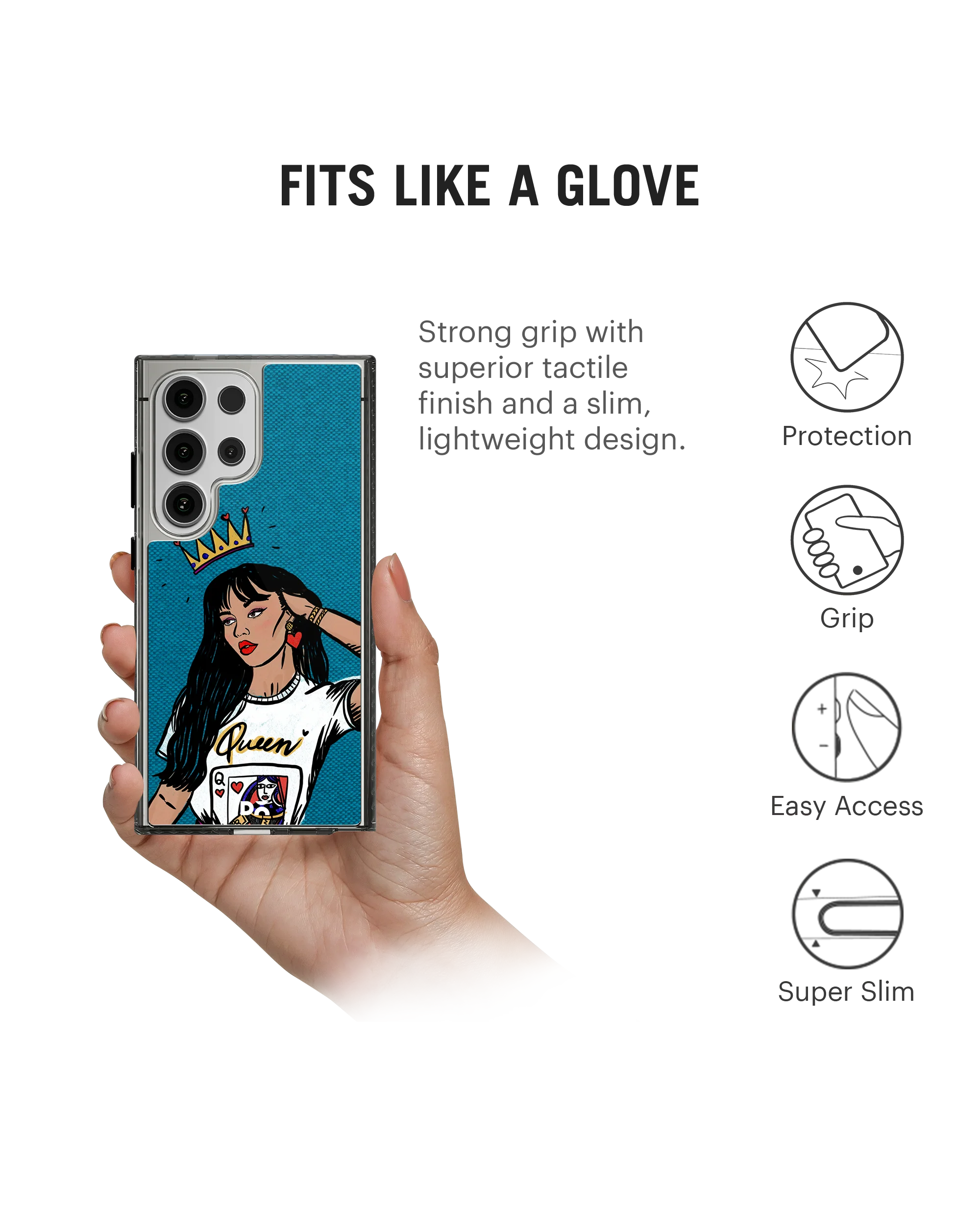 Queen Babe Stride 2.0 Case Cover For Samsung Galaxy S24 Ultra - Image 5