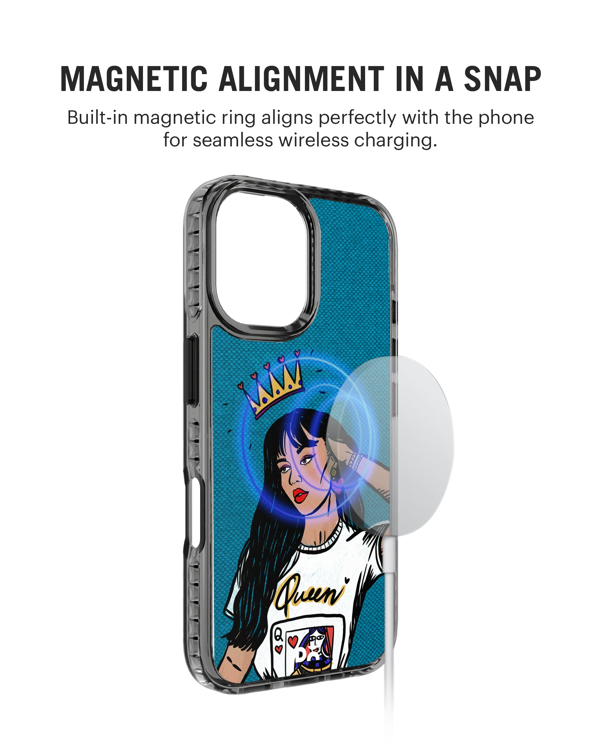 Queen Babe Stride 2.0 MagSafe Case Cover For iPhone 16 Plus - Image 3