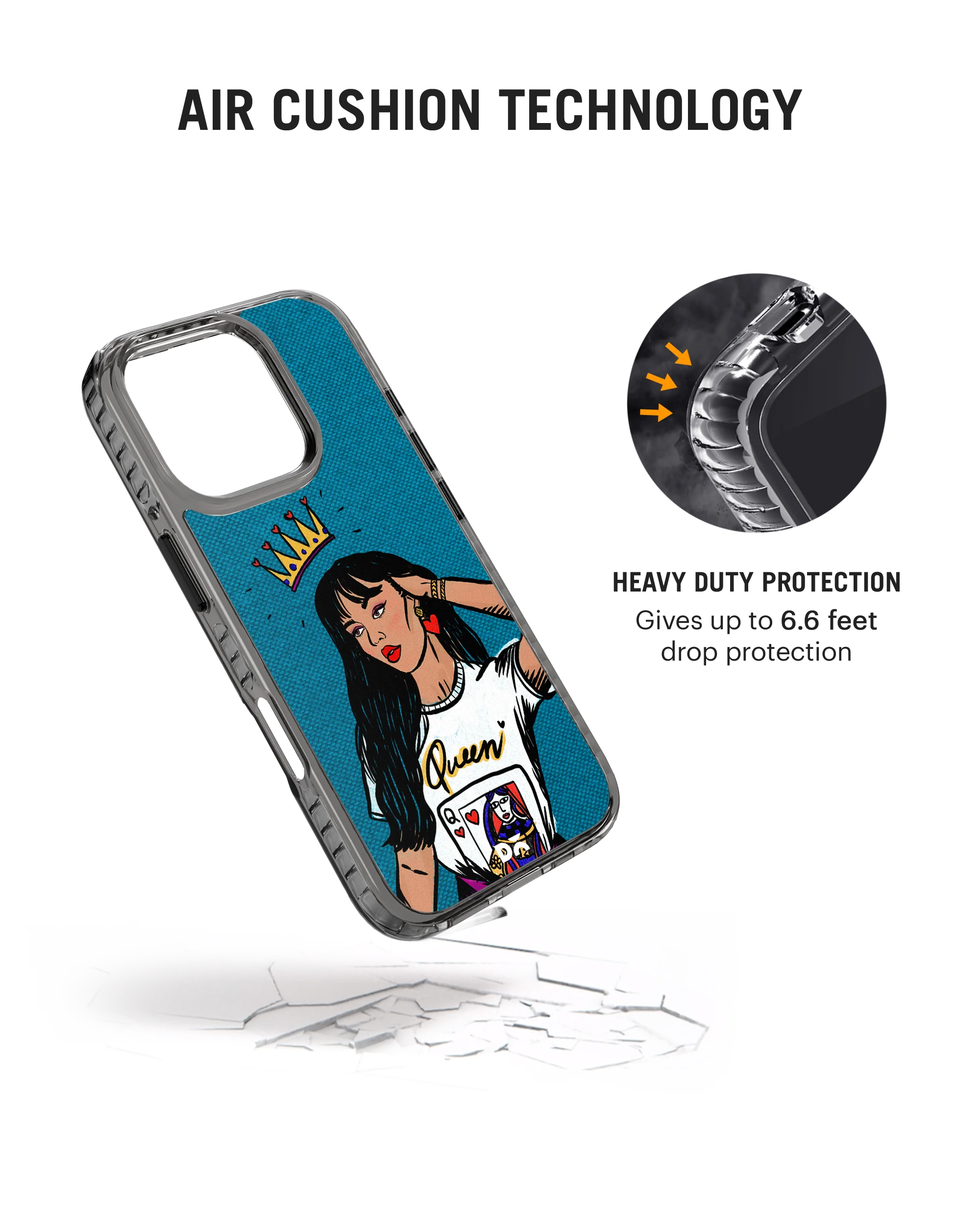 Queen Babe Stride 2.0 MagSafe Case Cover For iPhone 16 Pro - Image 7