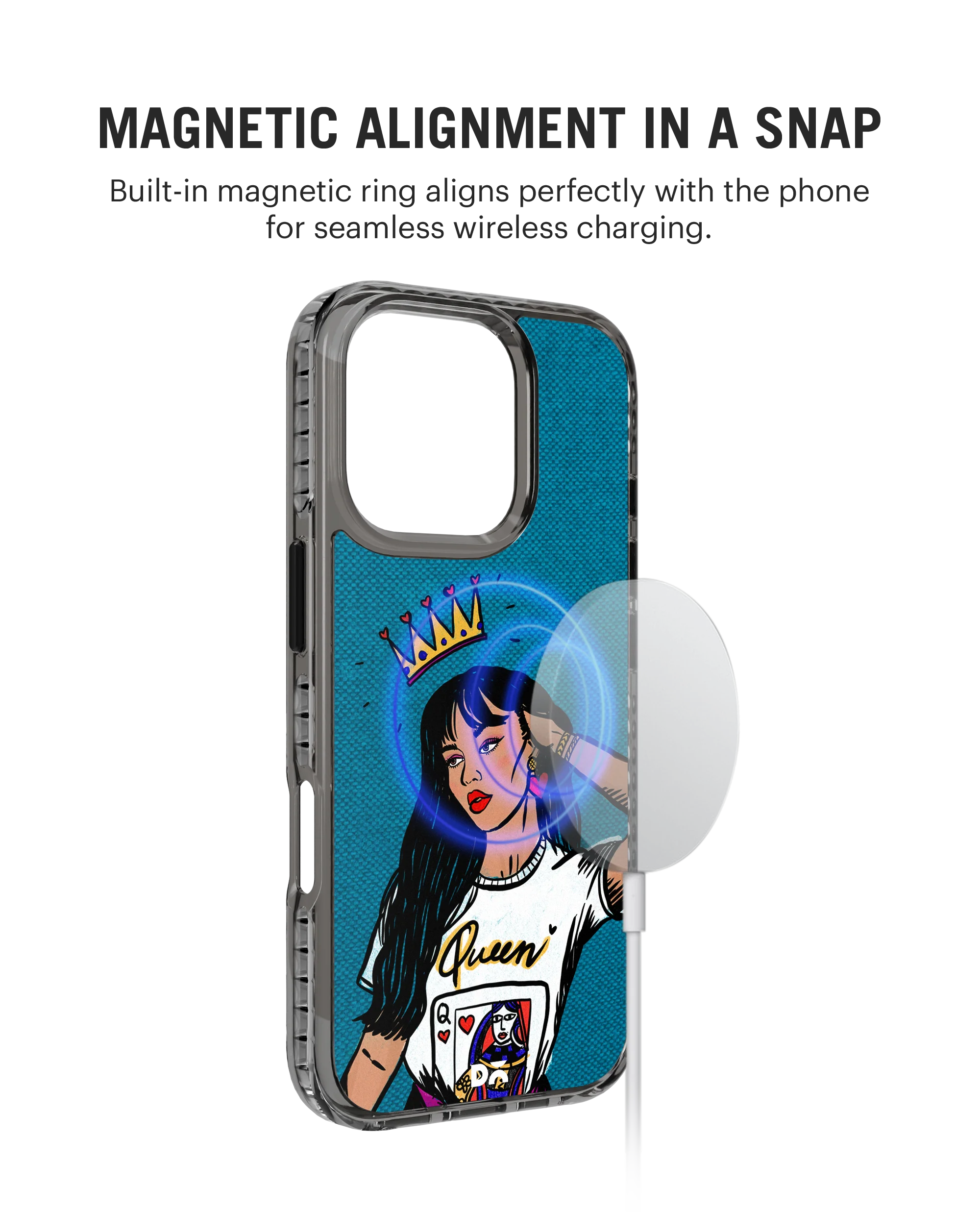 Queen Babe Stride 2.0 MagSafe Case Cover For iPhone 16 Pro Max - Image 3