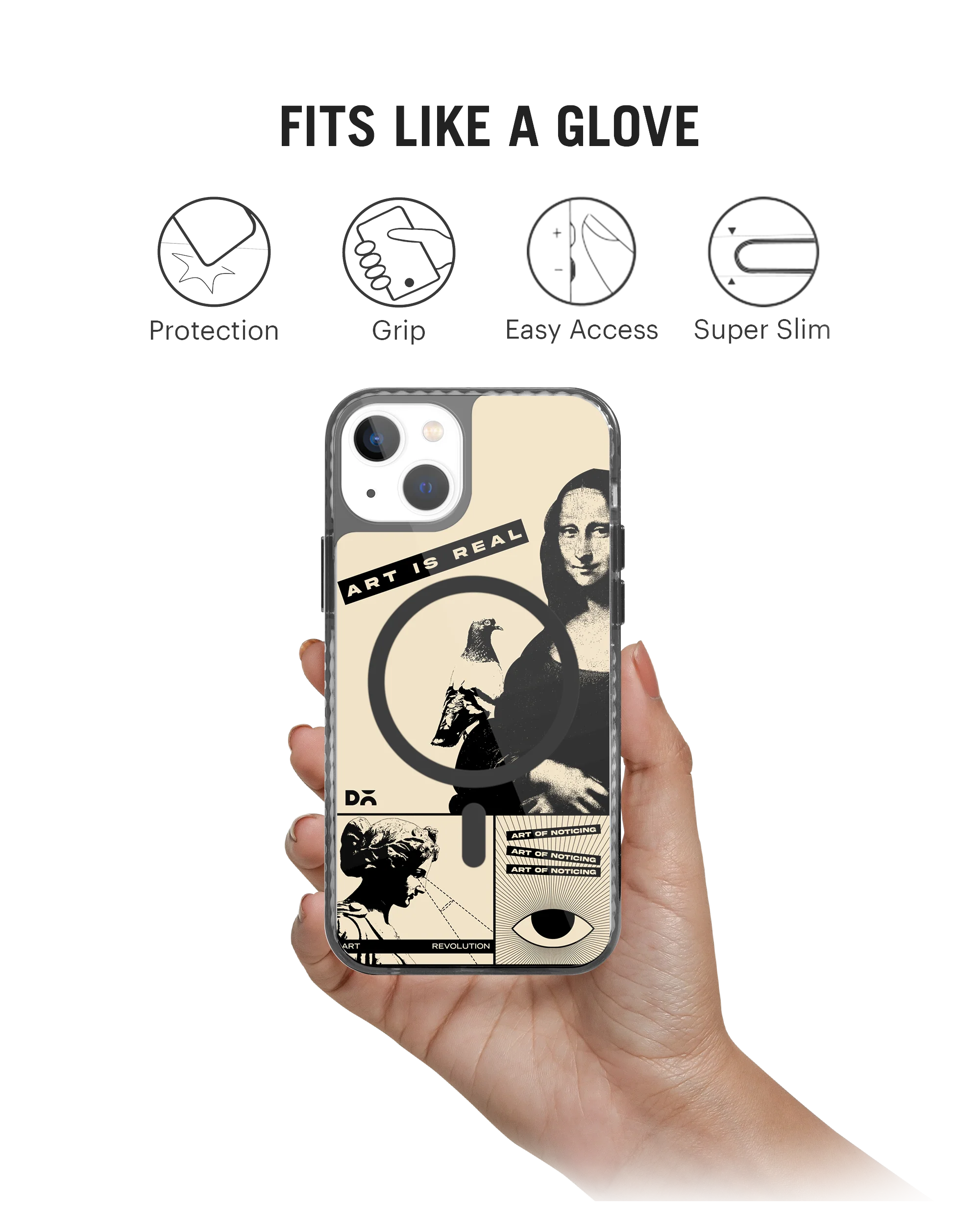 Real Art Stride 2.0 Clear MagSafe Phone Case Cover For iPhone 15 Plus - Image 9