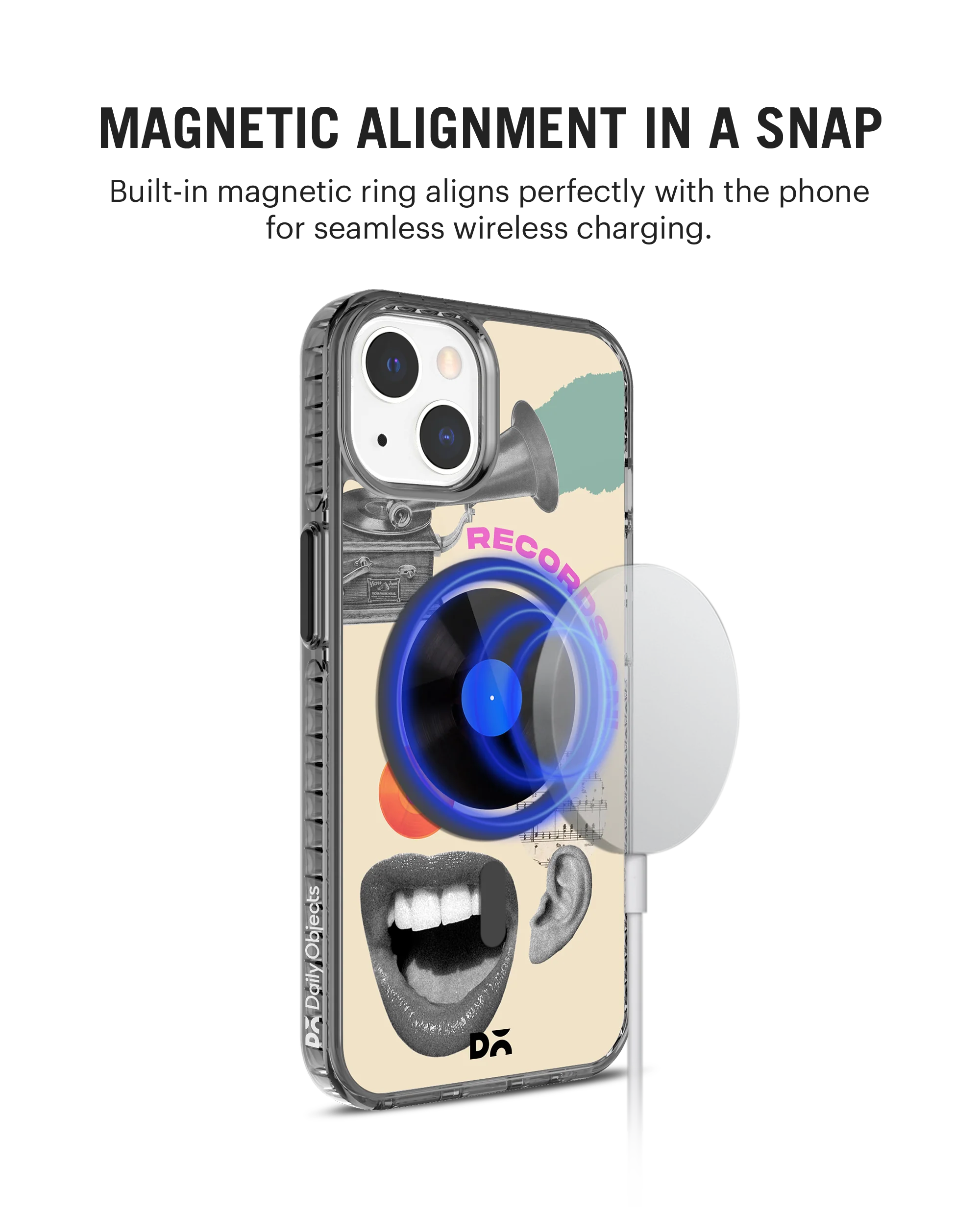 Records On Stride 2.0 Clear MagSafe Phone Case Cover For iPhone 15 Plus - Image 2
