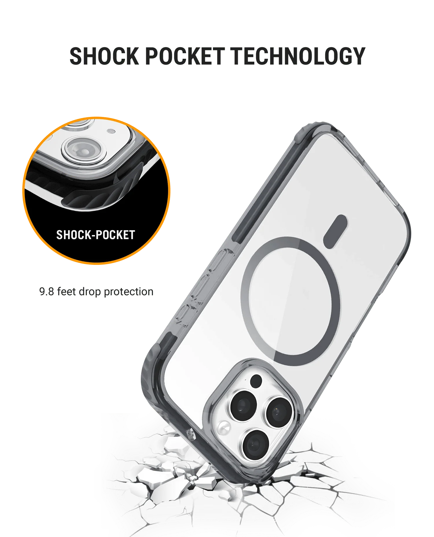Reflex MagSafe Shield Case Cover For iPhone 16 Pro - Image 4
