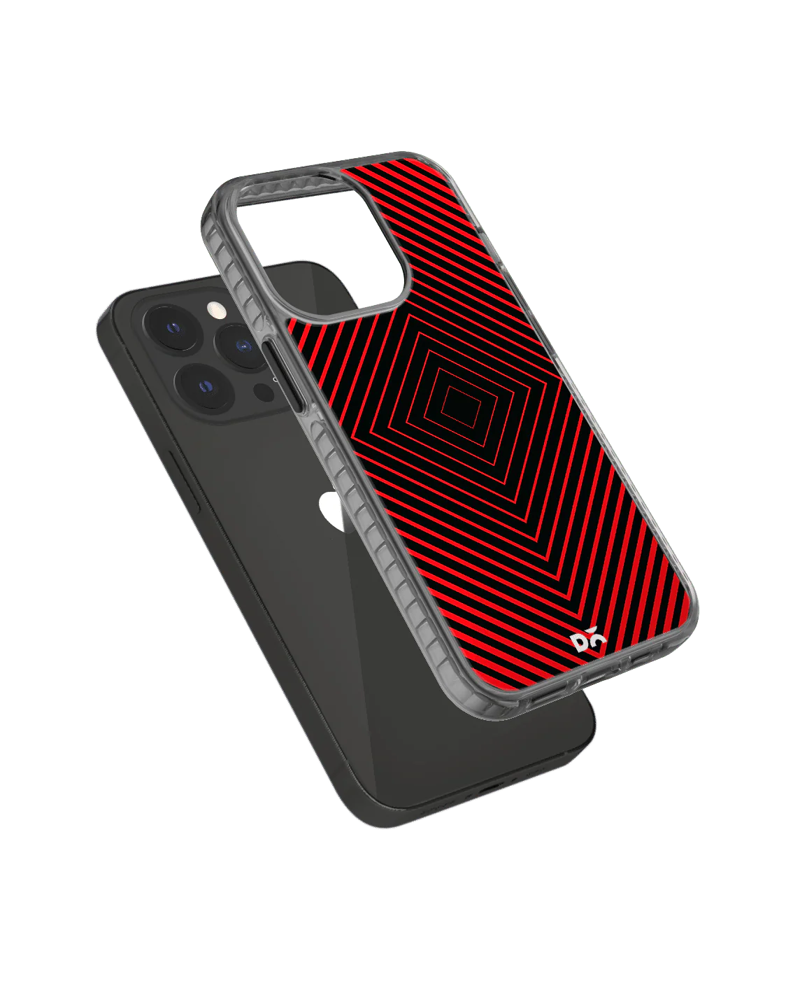 Rhombus Red Stride 2.0 Phone Case Cover For iPhone 15 Pro - Image 6