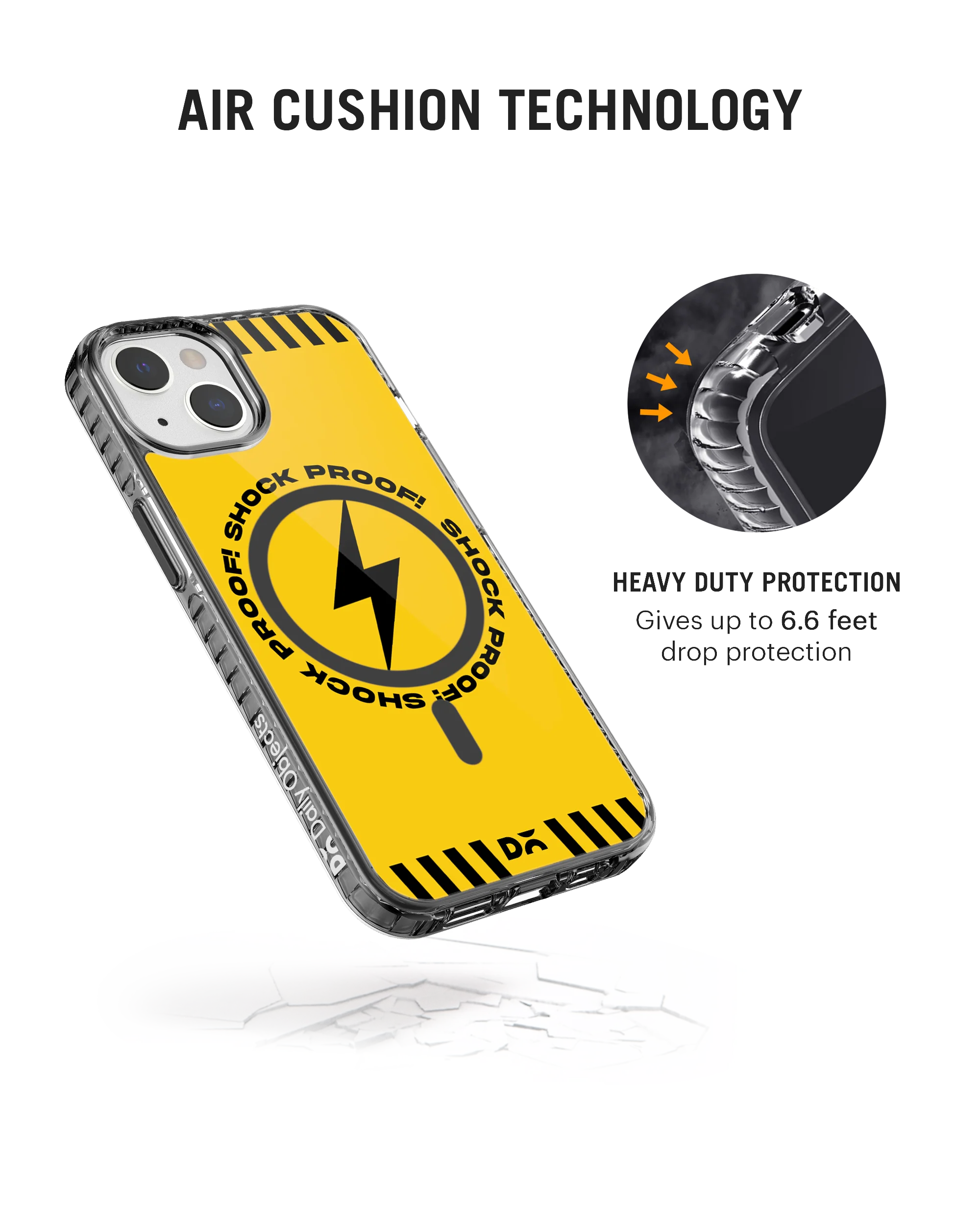 Shock Proof Stride 2.0 Clear MagSafe Phone Case Cover For iPhone 14 - Image 5