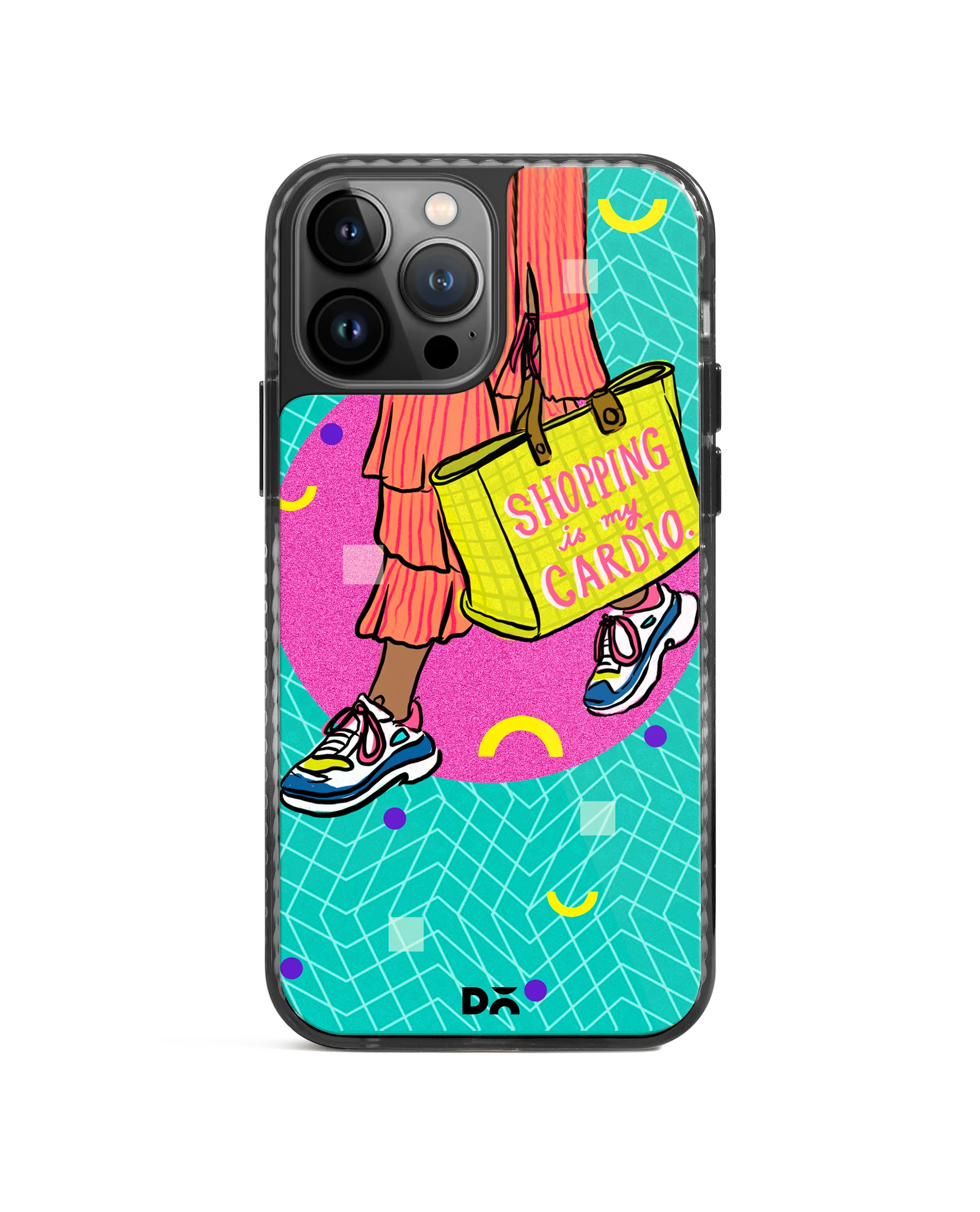 Shopping Cardio Stride 2.0 Phone Case Cover For iPhone 15 Pro Max