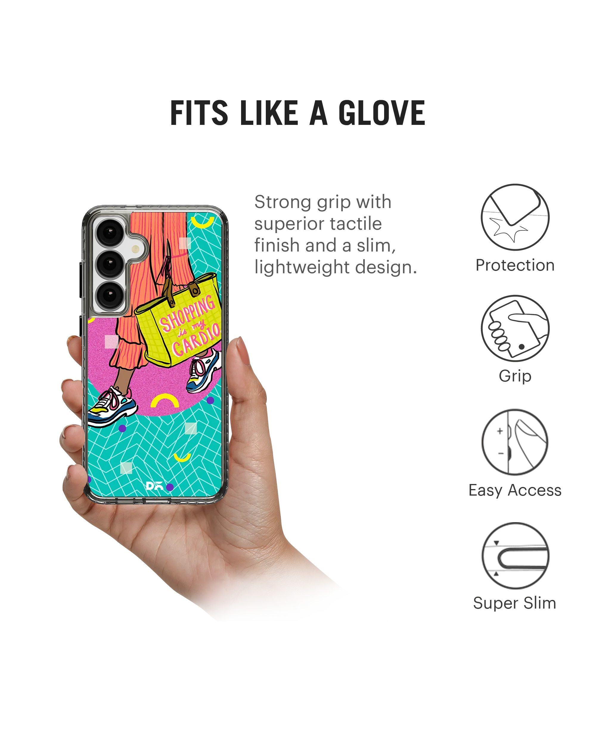 Shopping Cardio Stride 2.0 Case Cover For Samsung Galaxy S24 - Image 5